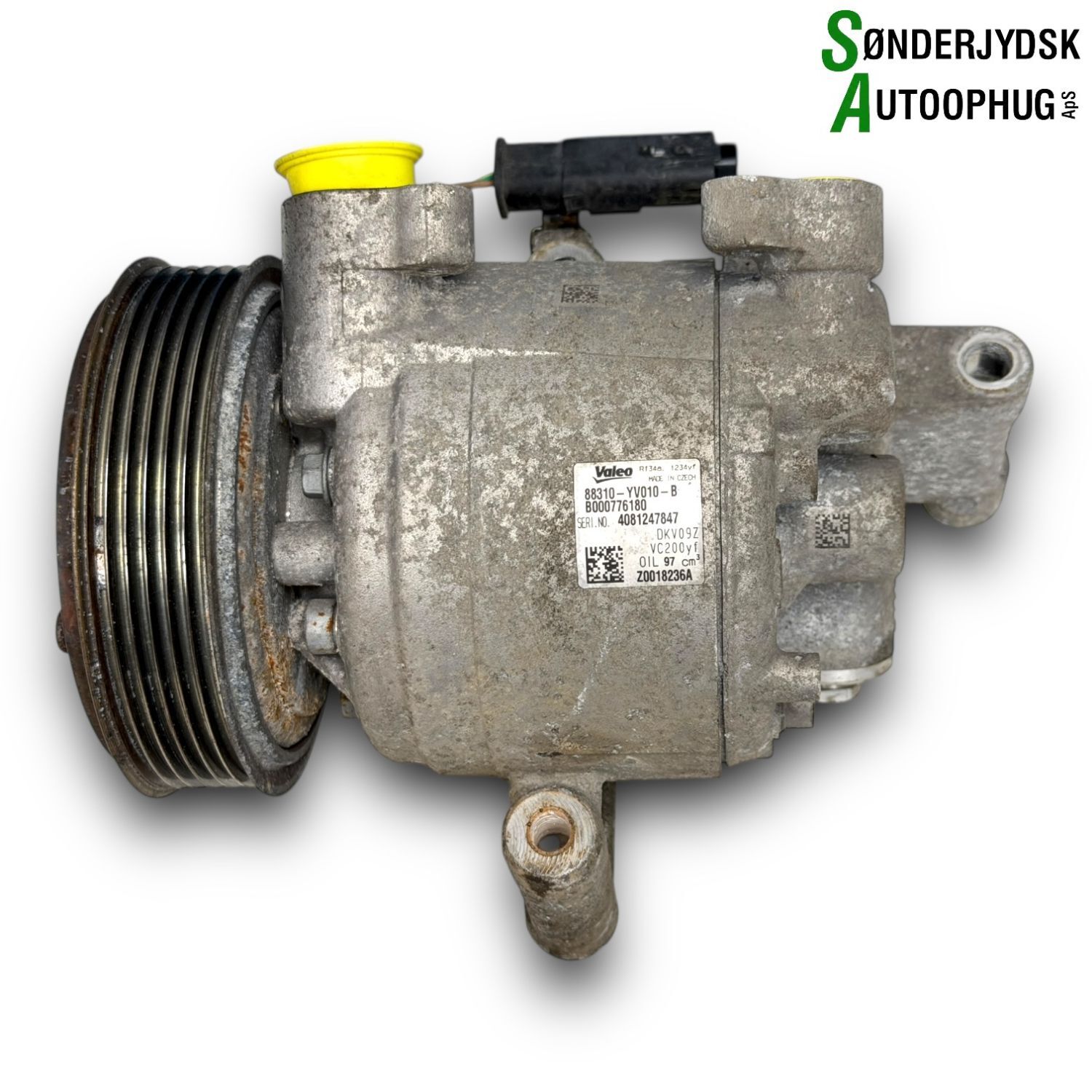 Peugeot 108 Aircondition Pumpe Med OEM Nr. B000776180 Fra Peugeot Ophugger