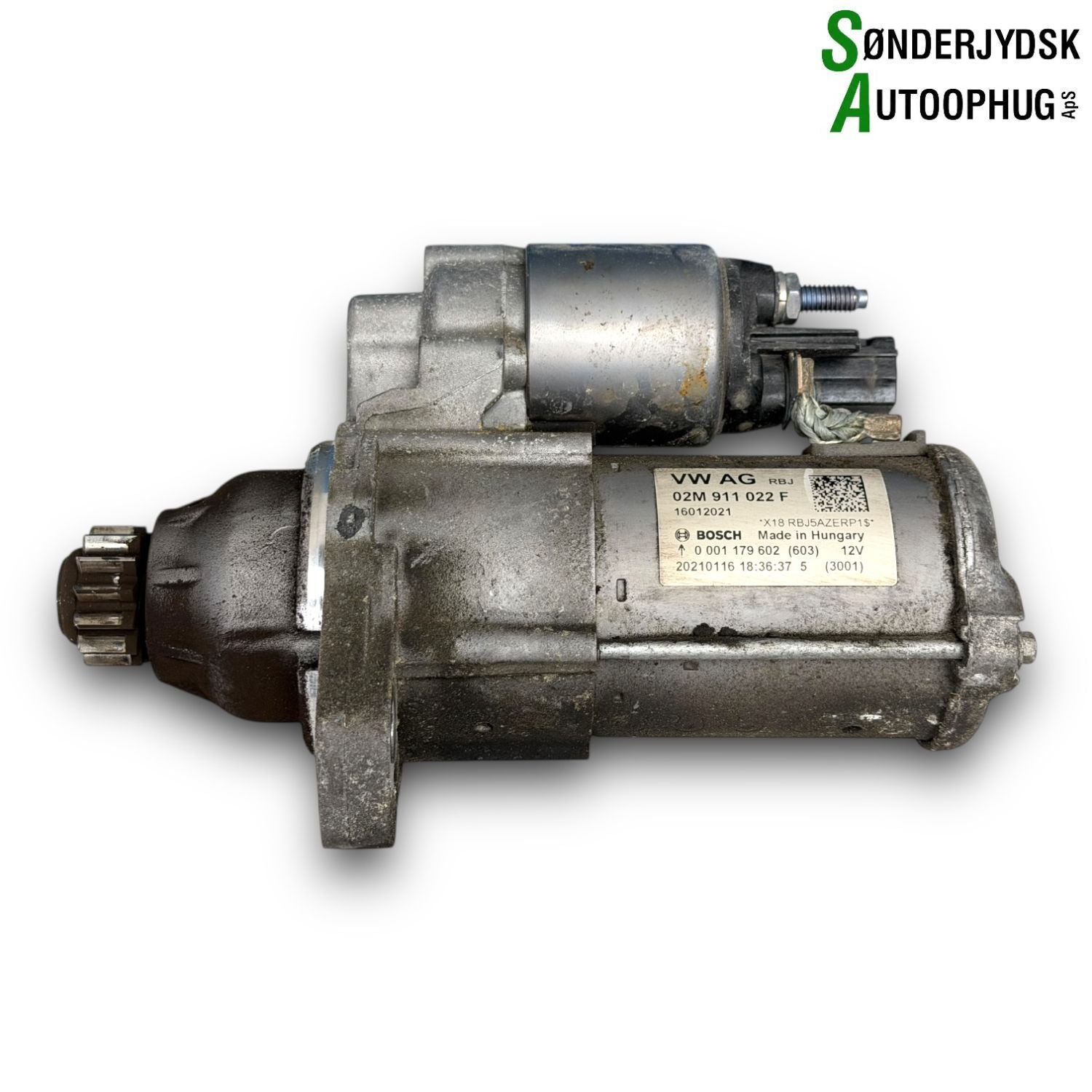 Skoda Fabia Starter Med OEM Nr. 02M911022F Fra Skoda Ophugger