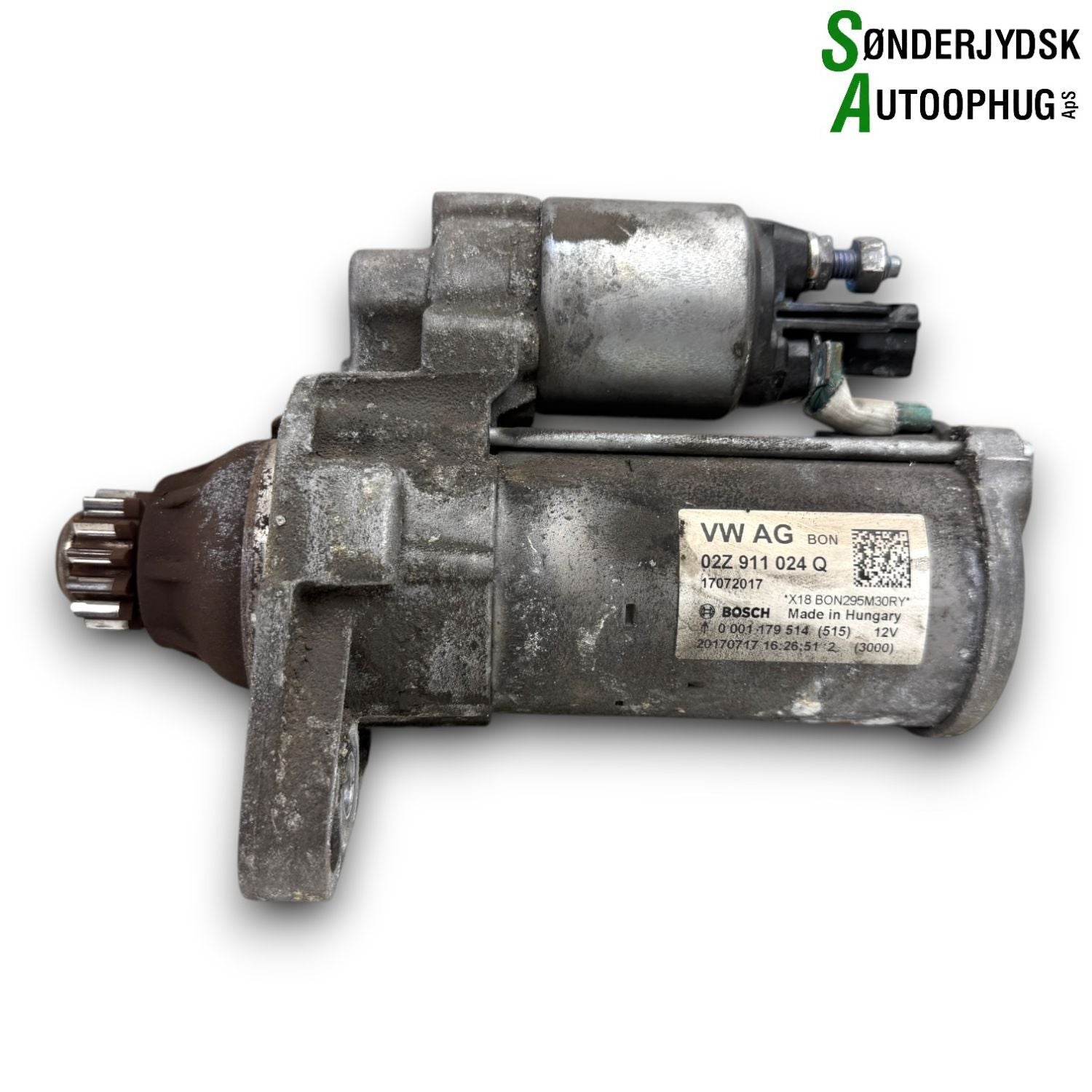 VW Golf 7 Au Starter Med OEM Nr. 0001179515 Fra VW Ophugger