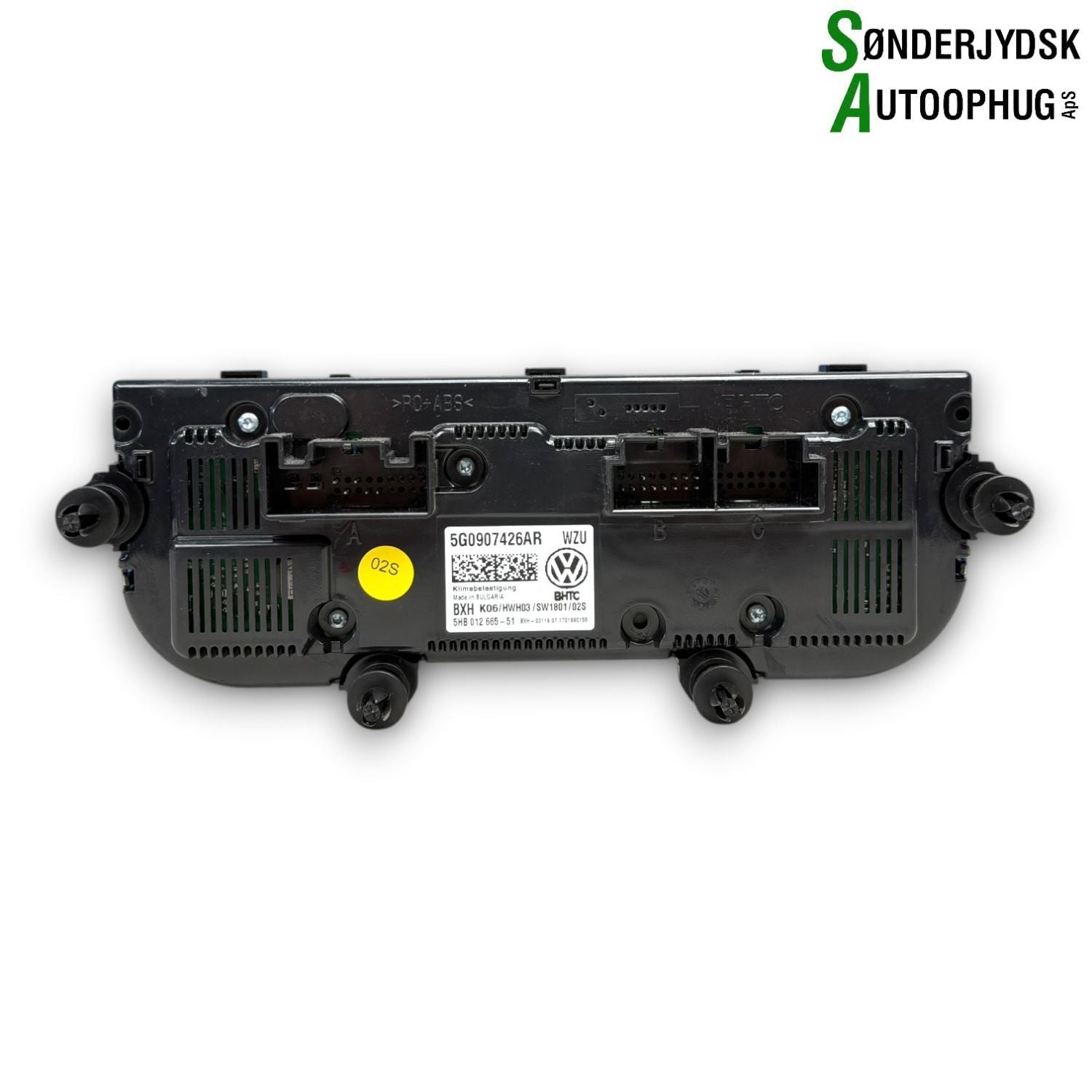 VW Golf 7 Au Varmeregulering Med OEM Nr. 5G0907426BJ Fra VW Ophugger