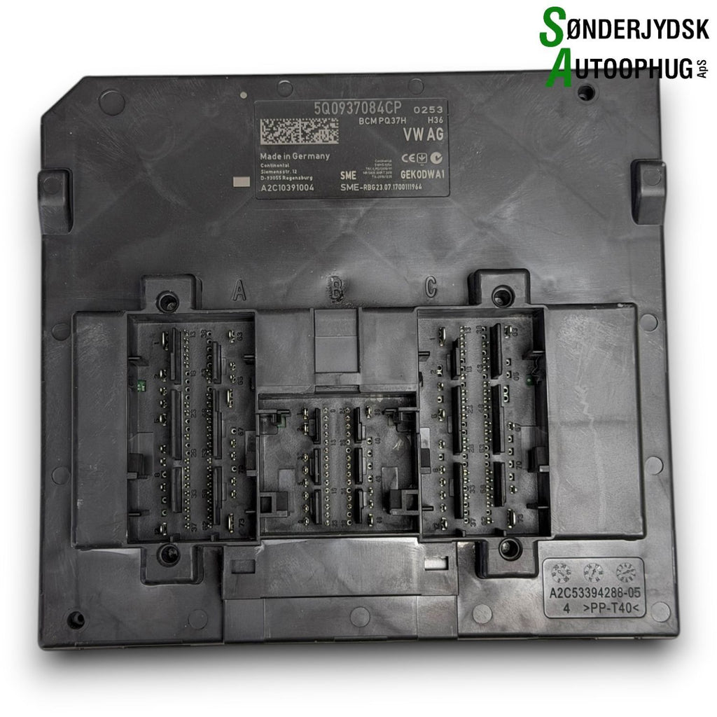 VW Golf 7 Au Bcm / Komfortkomputer Med OEM Nr. 5Q0937084CP Fra VW Ophugger