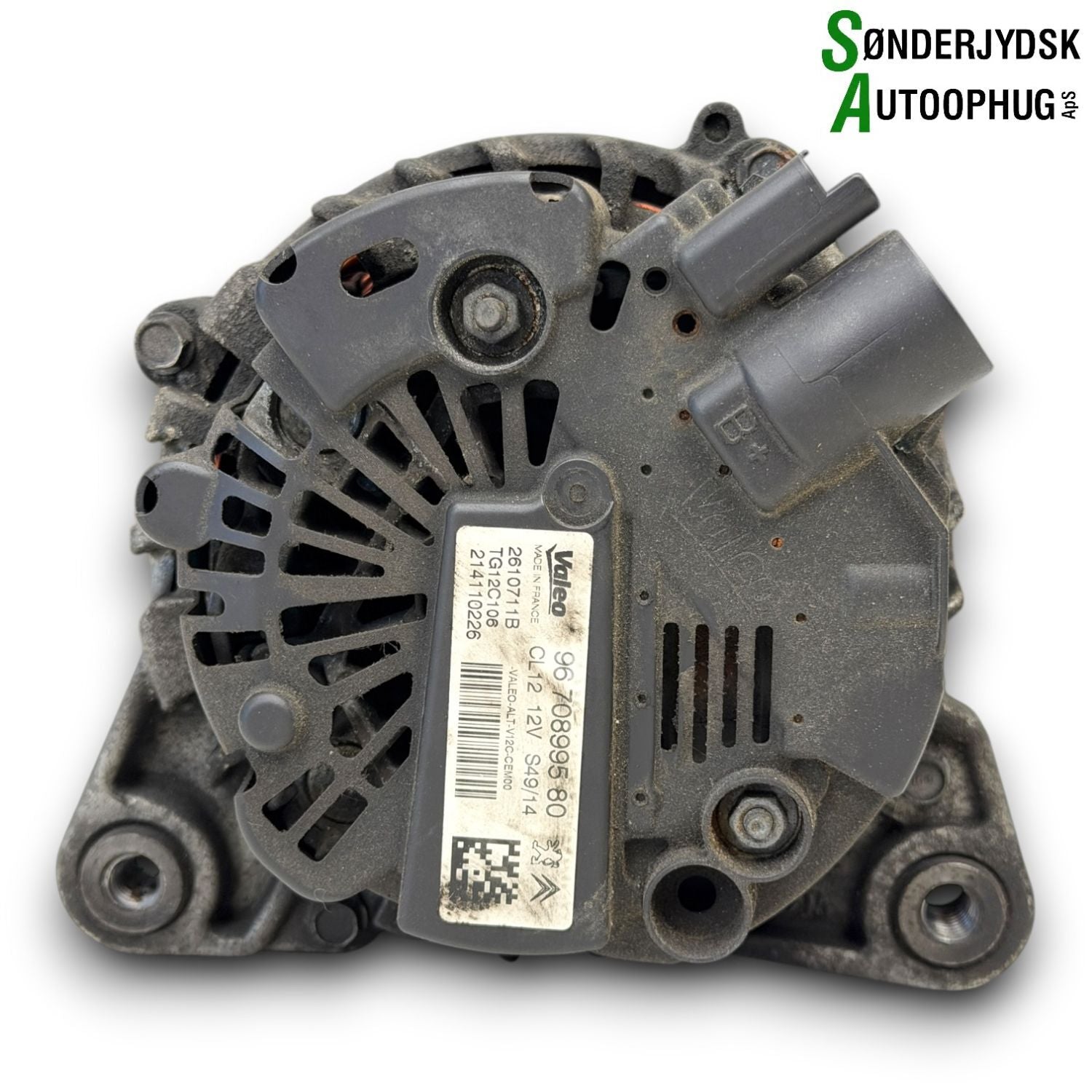 Peugeot 208 Generator Med OEM Nr. 9670899580 Fra Peugeot Ophugger