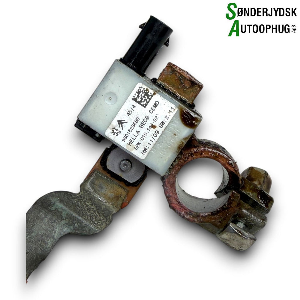 Peugeot 208 Batteri Kabel Med Spændings Overvågning Med OEM Nr. 9801628680 Fra Peugeot Ophugger