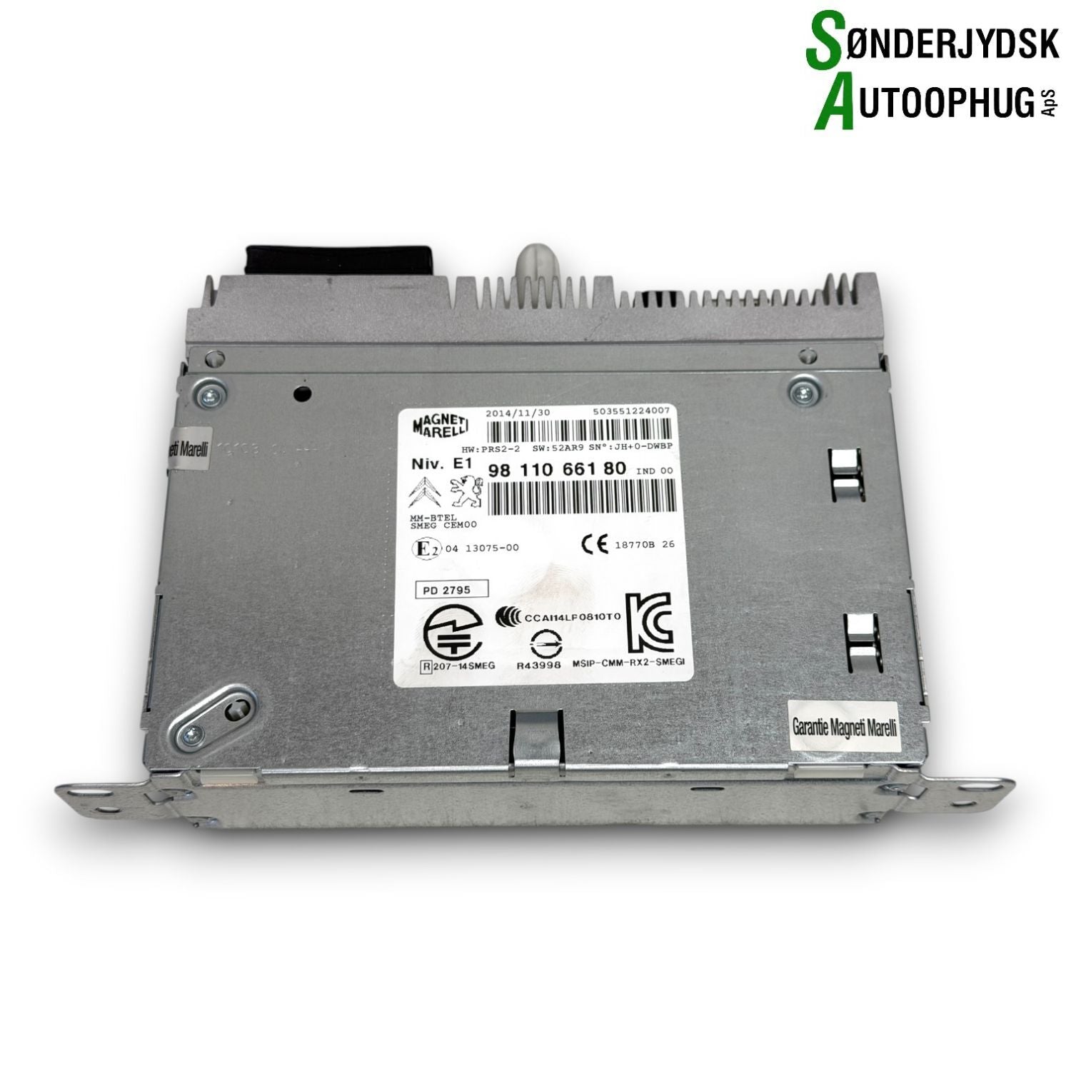Peugeot 208 Radio Med OEM Nr. 9811066180 Fra Peugeot Ophugger