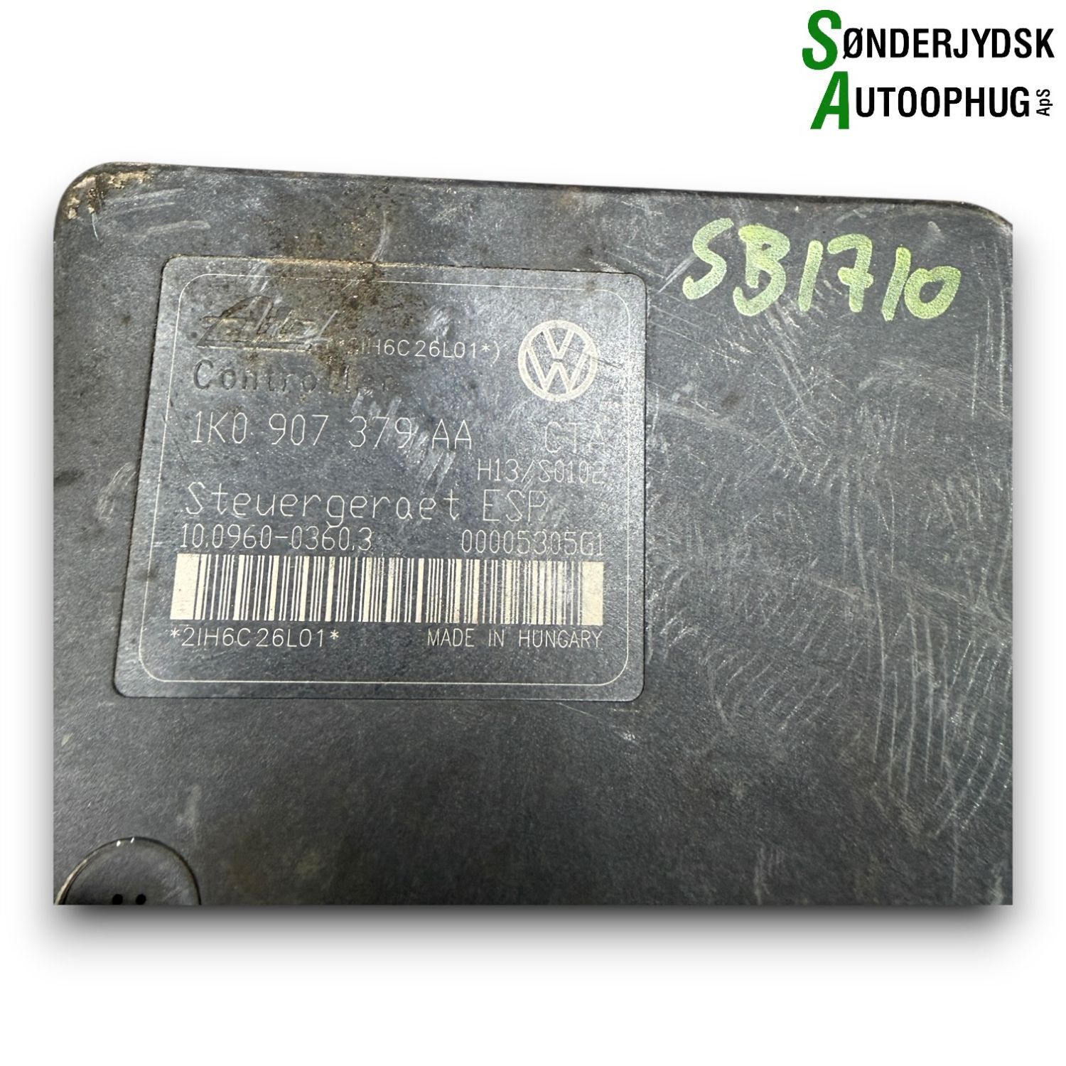 Skoda Octavia ABS Pumpe Med OEM Nr. 1K0614517AEBEF Fra Skoda Ophugger