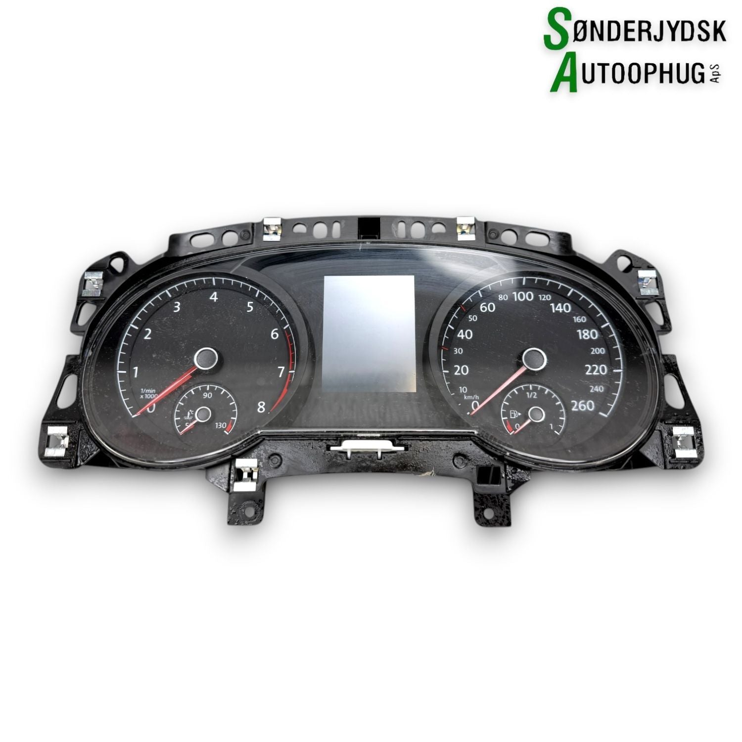 VW Golf Sportsvan Speedometer - Instrument Med OEM Nr. 517920740B Fra VW Ophugger