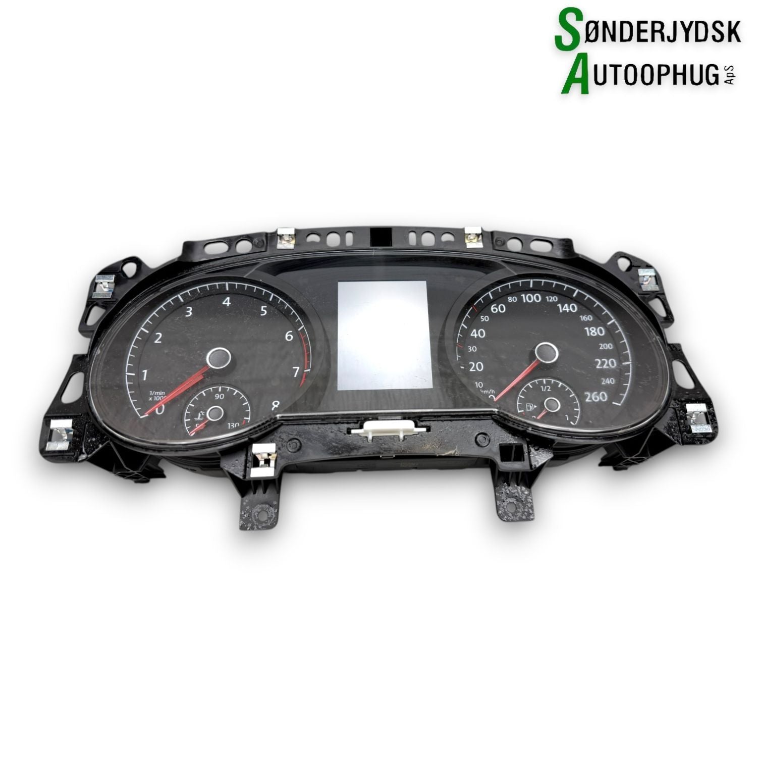 VW Golf Sportsvan Speedometer - Instrument Med OEM Nr. 517920740B Fra VW Ophugger