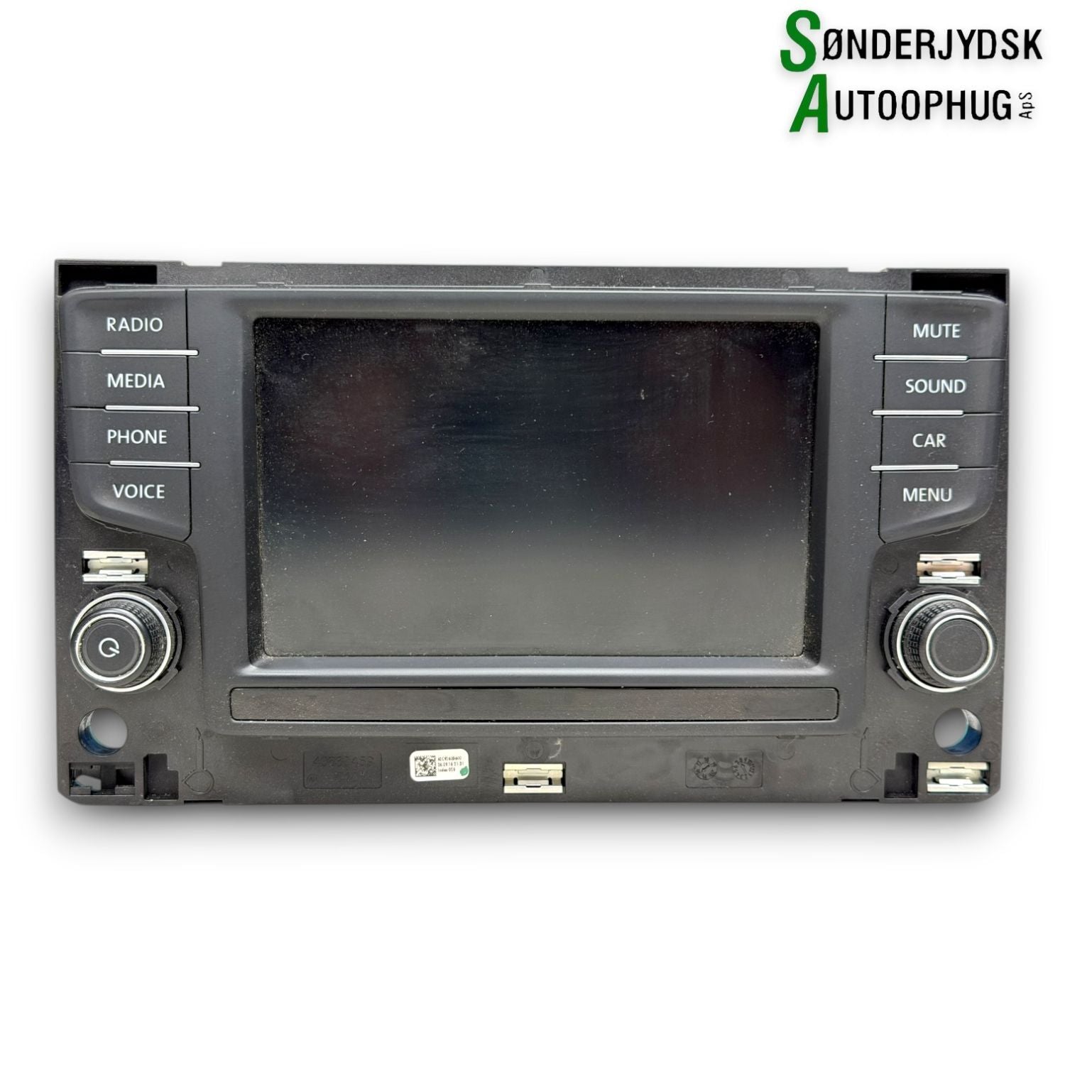 VW Golf Sportsvan Radio, Multi Display Med OEM Nr. 3G0919605B Fra VW Ophugger