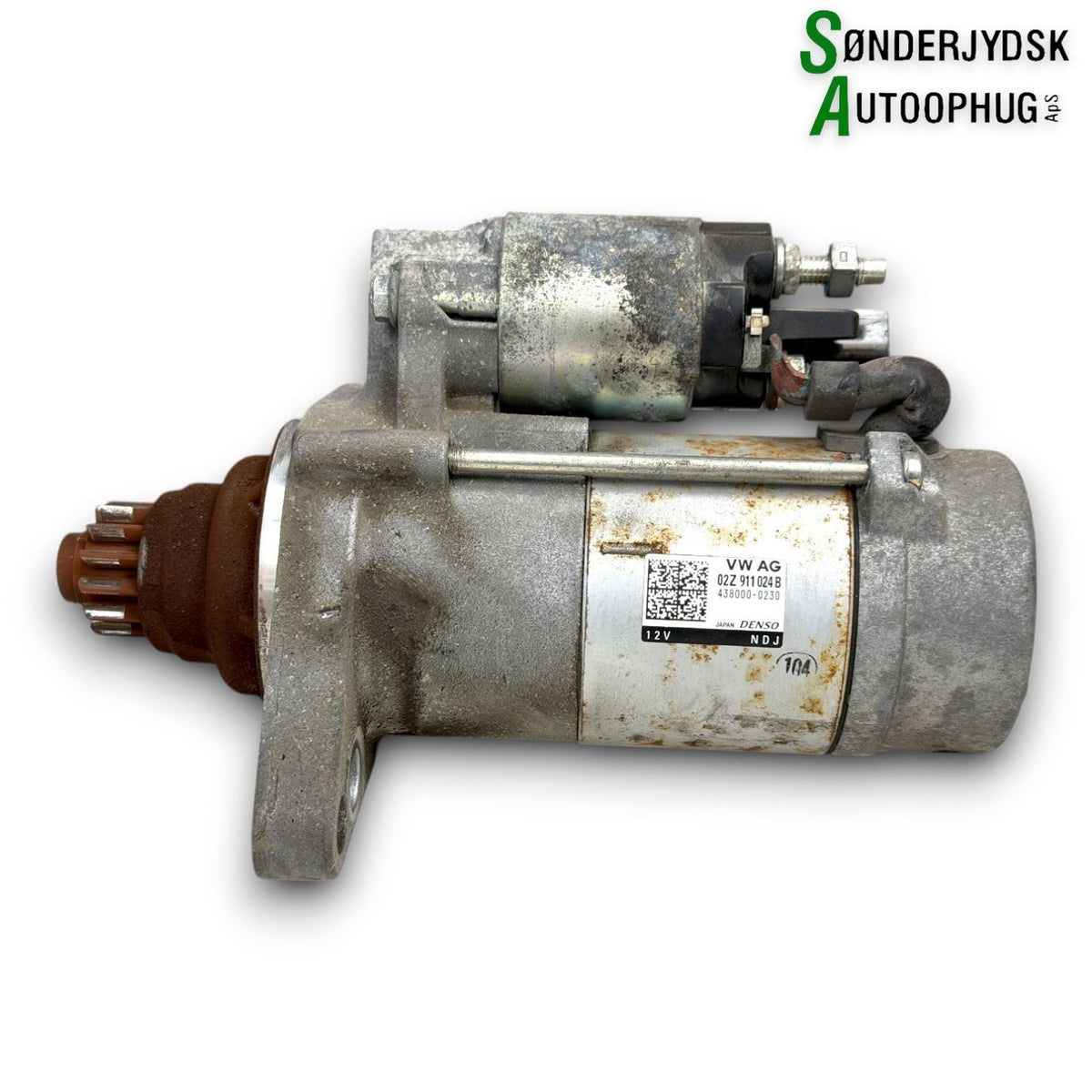 Skoda Octavia Starter Med OEM Nr. 02Z911024H Fra Skoda Ophugger