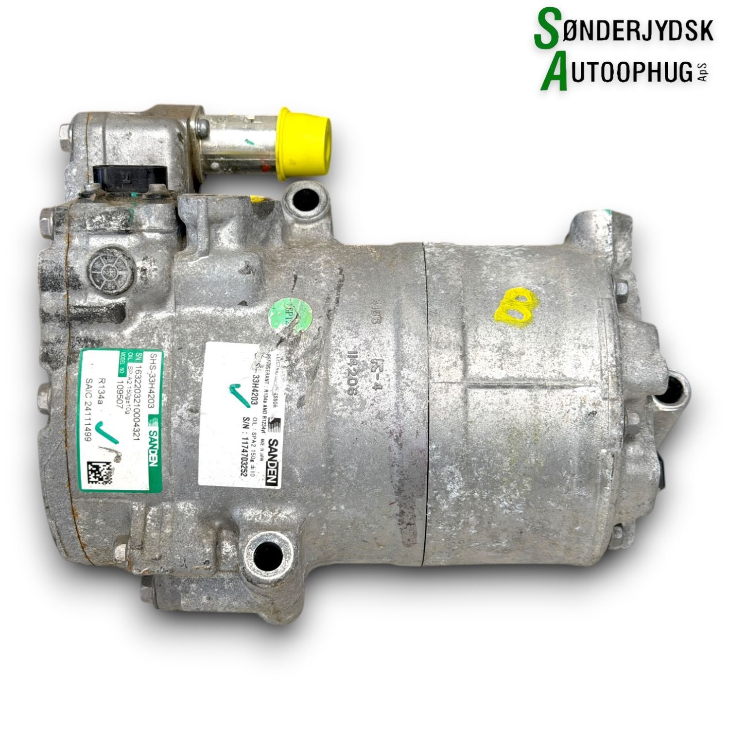 MG Ehs Hybrid Aircondition Pumpe Med OEM Nr. 1174703252 Fra MG Ophugger