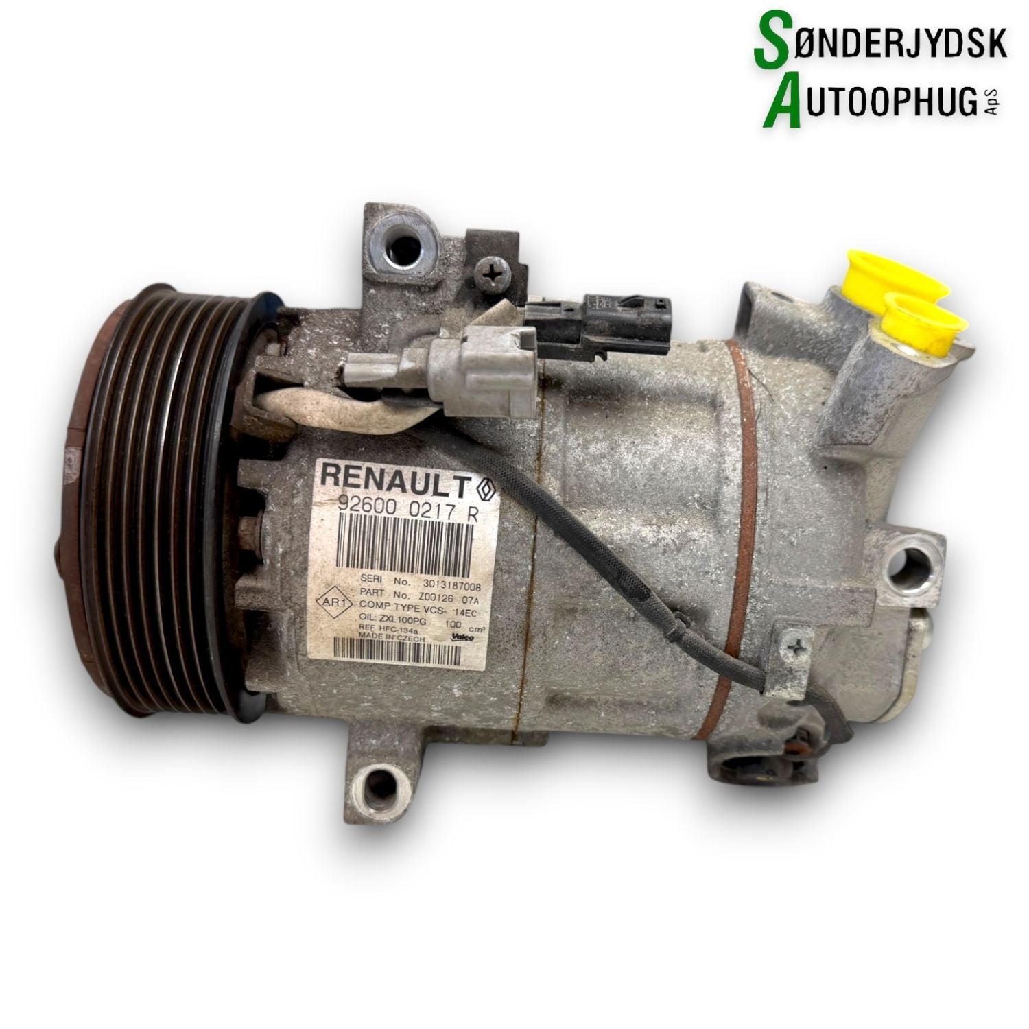 Renault Clio 4 Aircondition Pumpe Med OEM Nr. 926000217R Fra Renault Ophugger