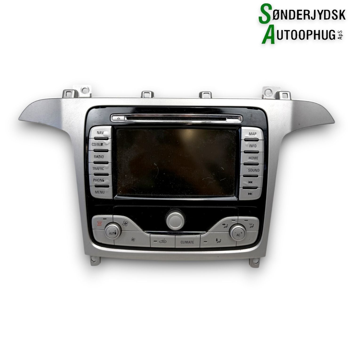 Ford S-Max 1 Radio M/Cd Med OEM Nr. 1538533 Fra Ford Ophugger