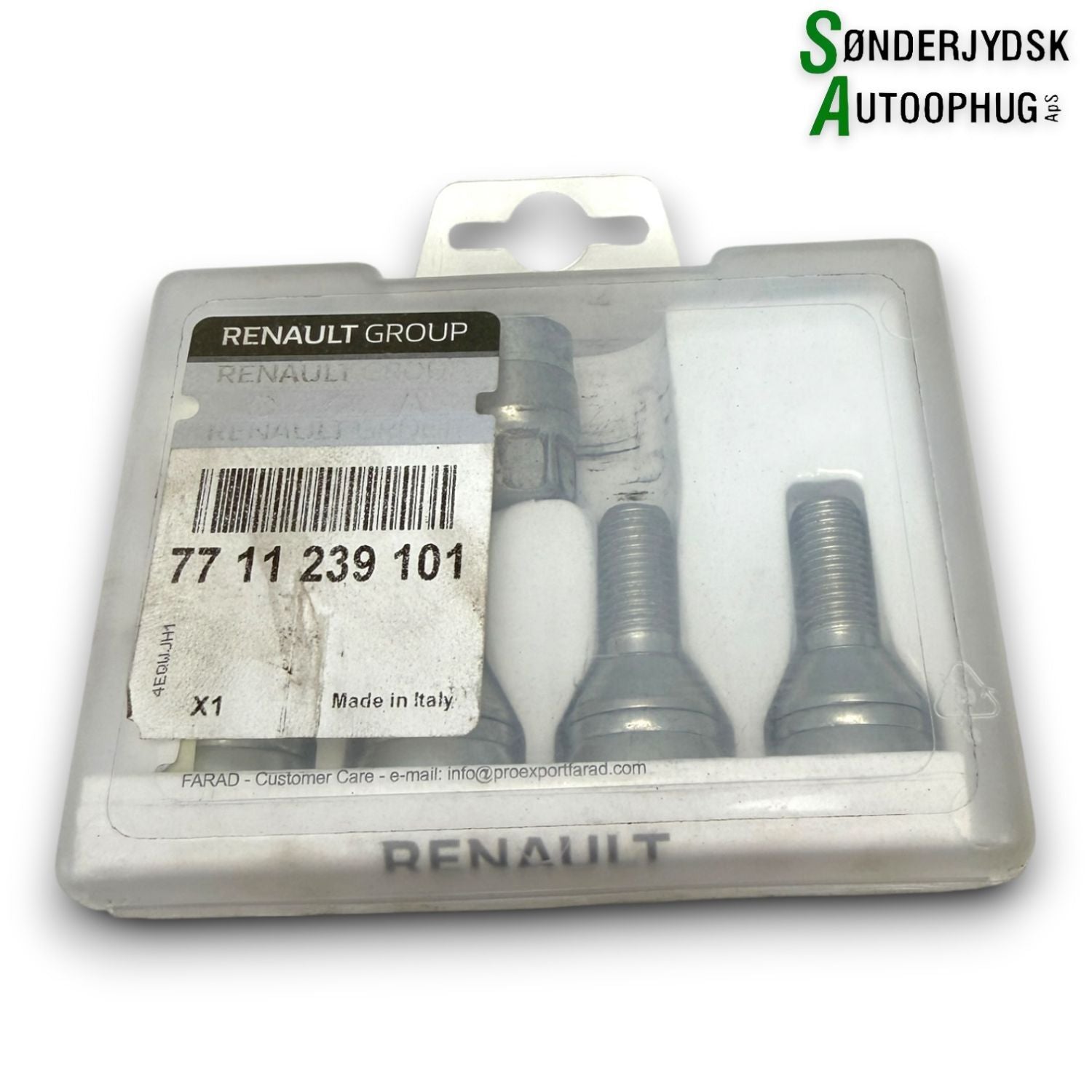 Renault Captur 2 Hjulbolte/Møtrikker Med OEM Nr. 7711239101 Fra Renault Ophugger