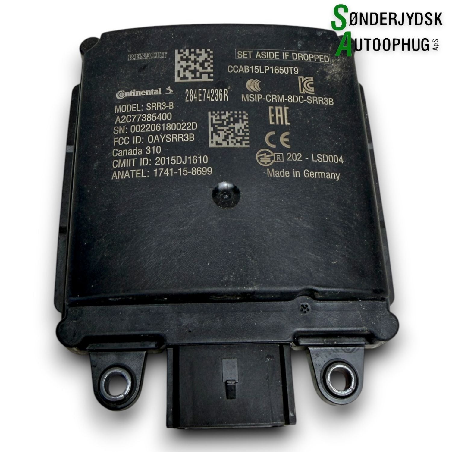 Renault Captur 2 Radar Med OEM Nr. A2C7413500200 Fra Renault Ophugger