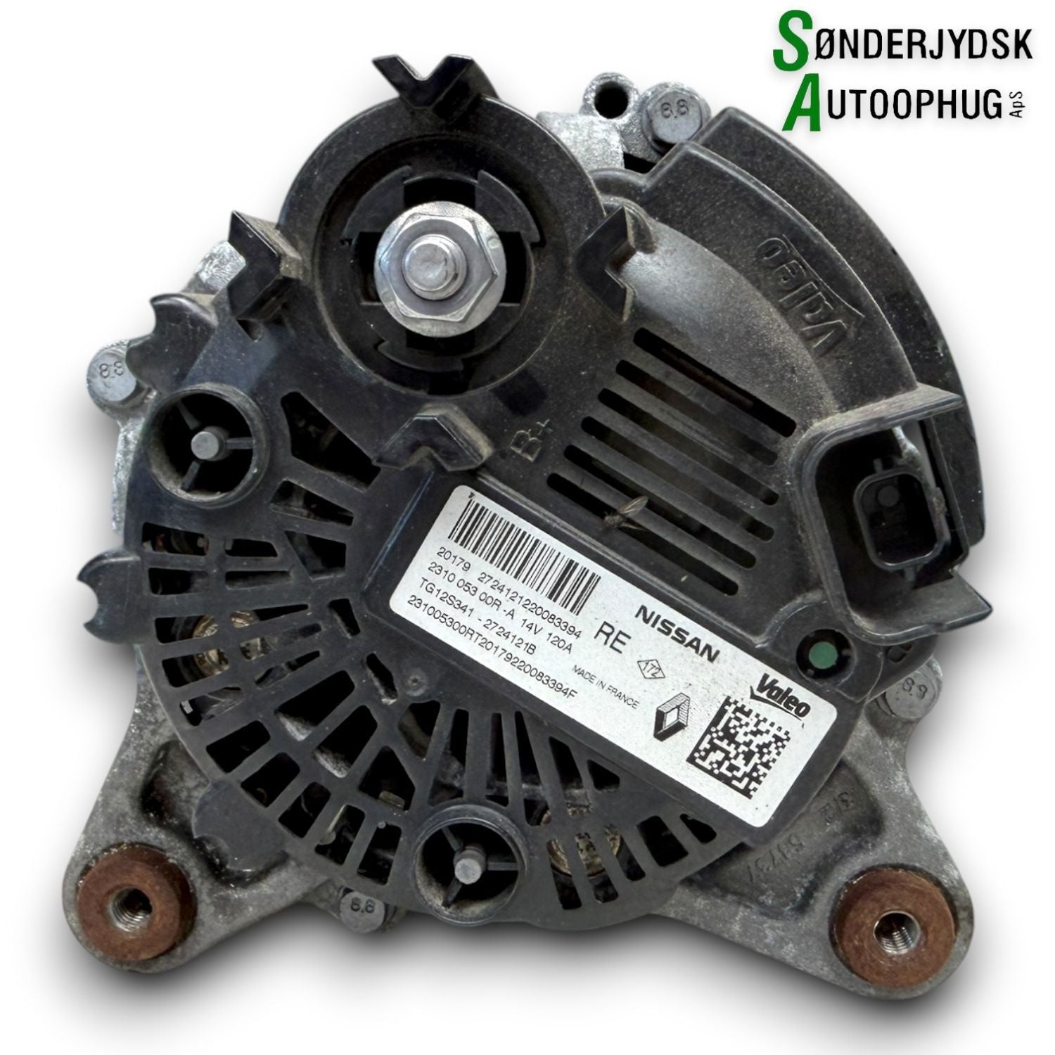 Renault Captur 2 Generator Med OEM Nr. 231005300R Fra Renault Ophugger