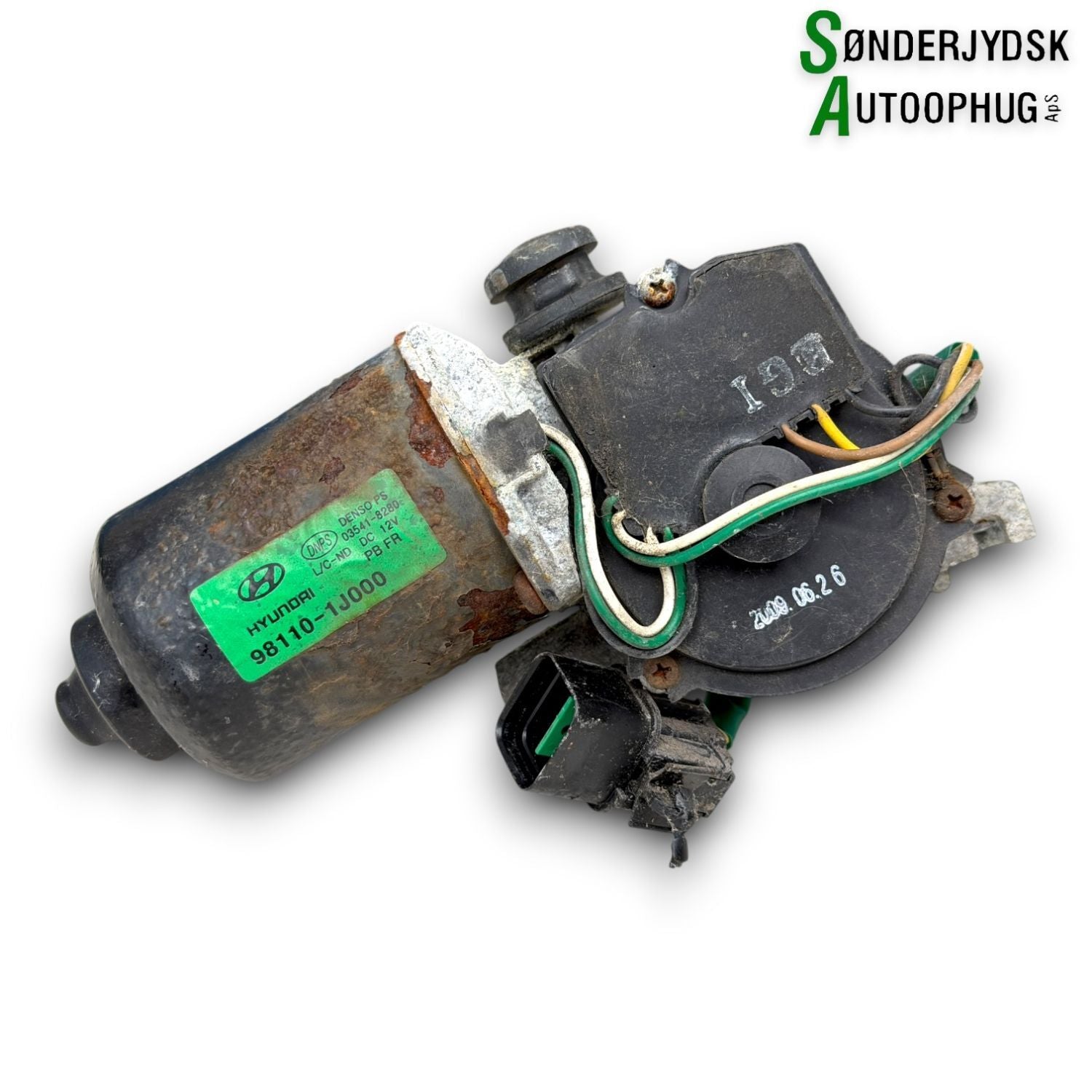 Hyundai I20 Ma Viskermotor Med OEM Nr. 981101J000 Fra Hyundai Ophugger