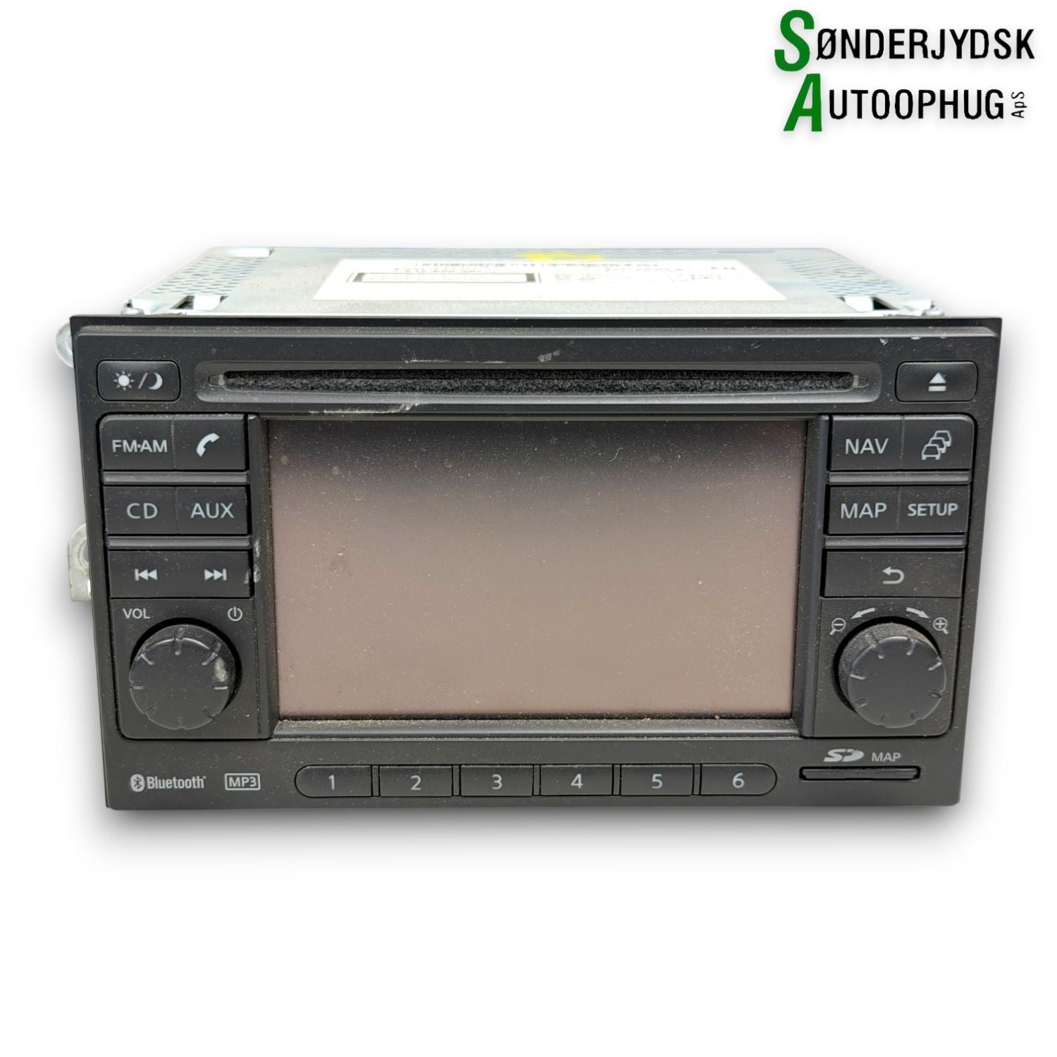 Nissan Qashqai +2 Radio M/Cd Med OEM Nr. 25915BH20C Fra Nissan Ophugger