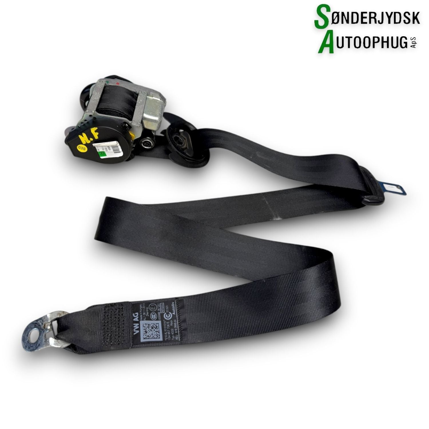 Skoda Citigo Sikkerhedsseler For Med OEM Nr. 1S4857706JRAA Fra Skoda Ophugger