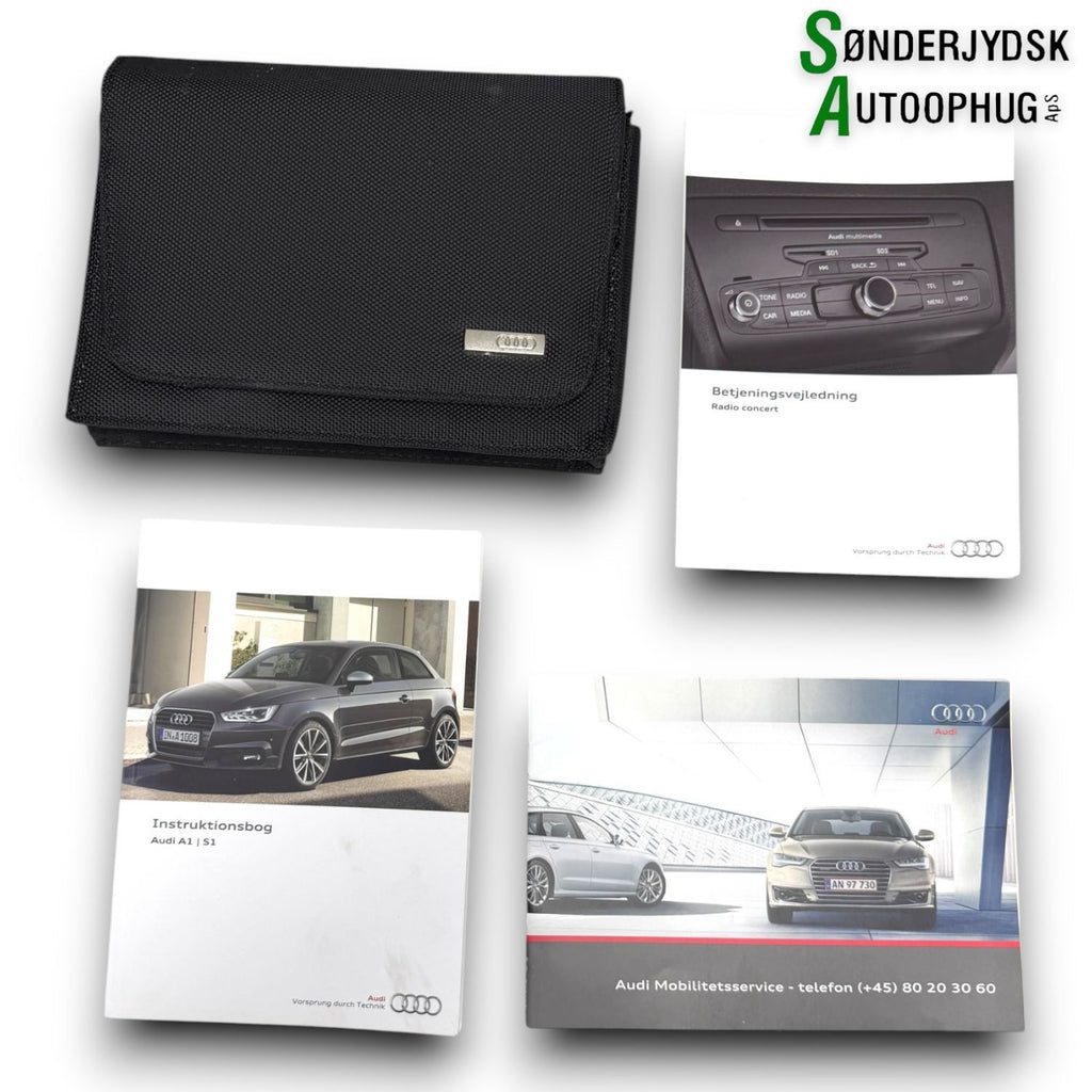 Audi A1 Instruktionsbog Med OEM Nr. 8XA012738AA Fra Audi Ophugger