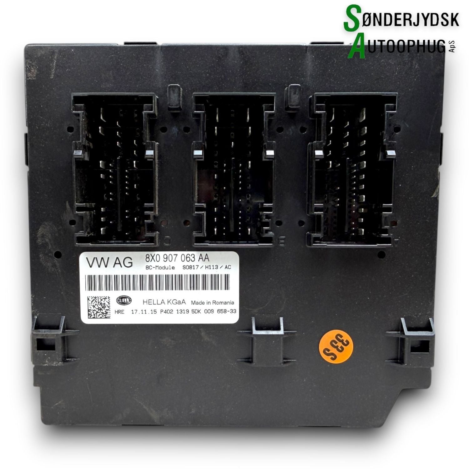 Audi A1 Bcm / Komfortkomputer Med OEM Nr. 8X0907063AA Fra Audi Ophugger