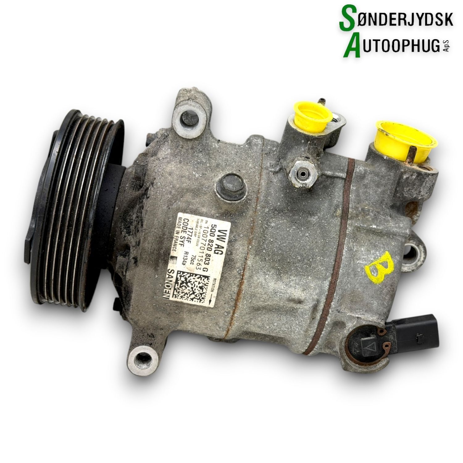 Audi A1 Aircondition Pumpe Med OEM Nr. 5Q0820803Q Fra Audi Ophugger