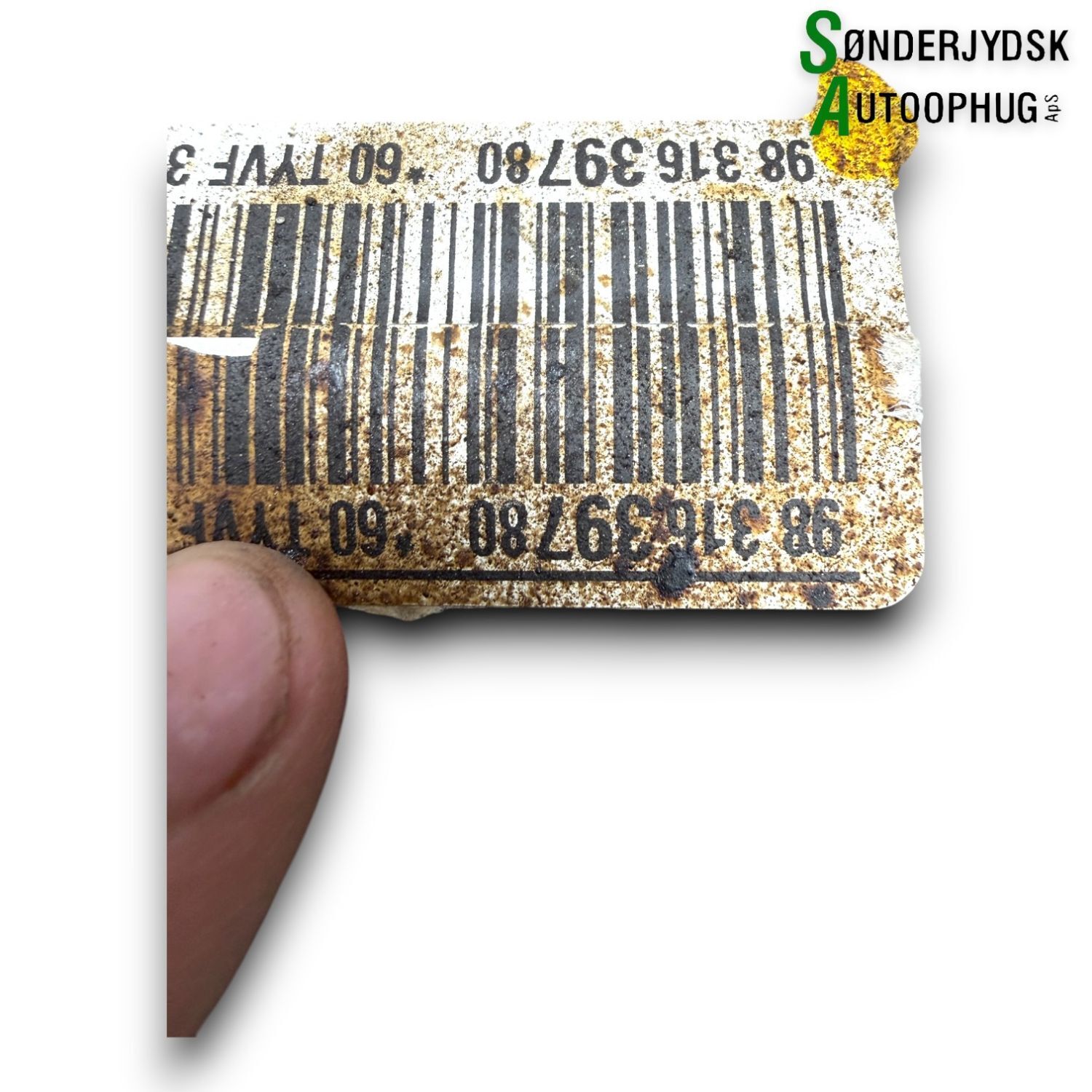 Citroen C3 III Tandstang Med OEM Nr. 1682622980 Fra Citroen Ophugger