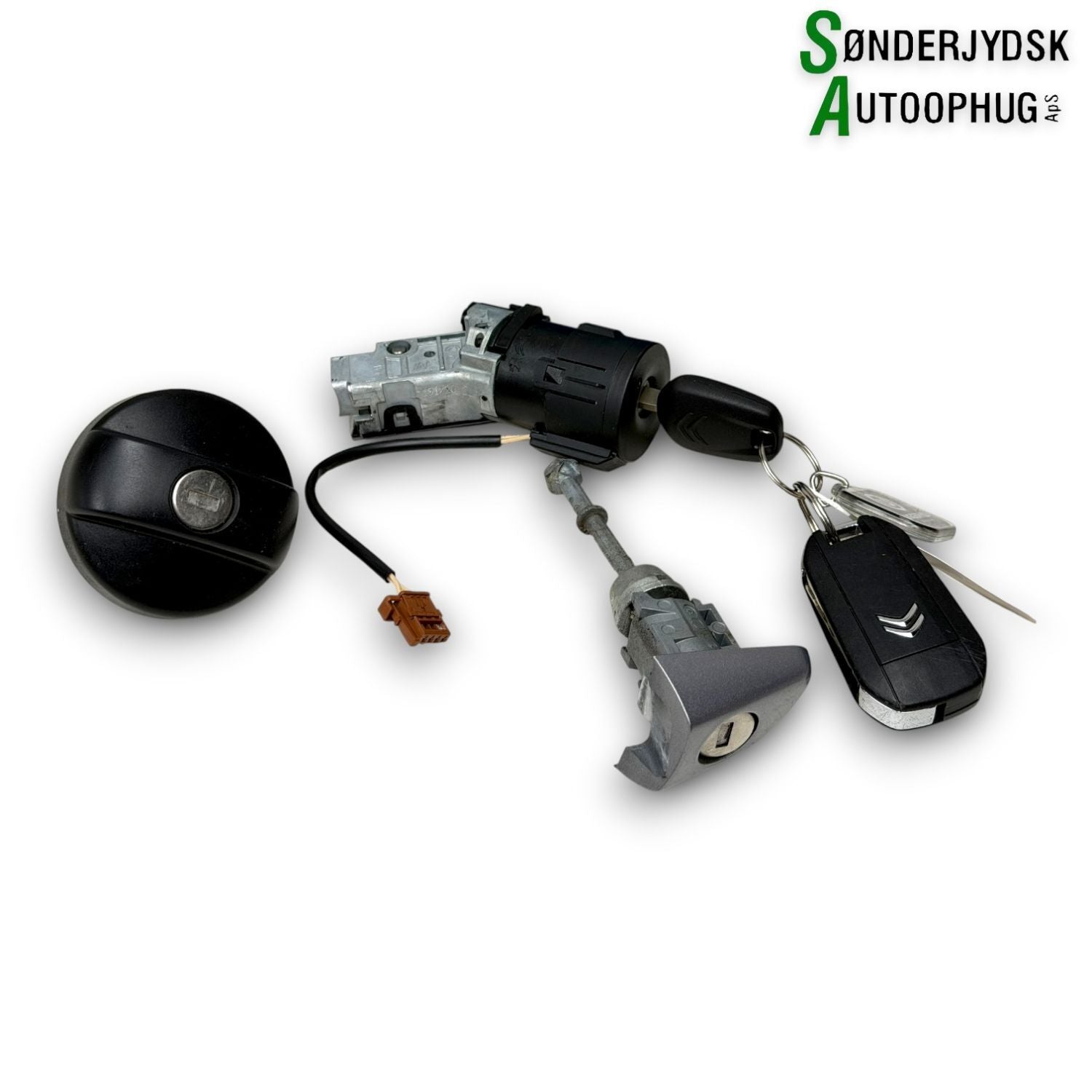Citroen C3 III Låsesæt  Med OEM Nr. 9663123380 Fra Citroen Ophugger