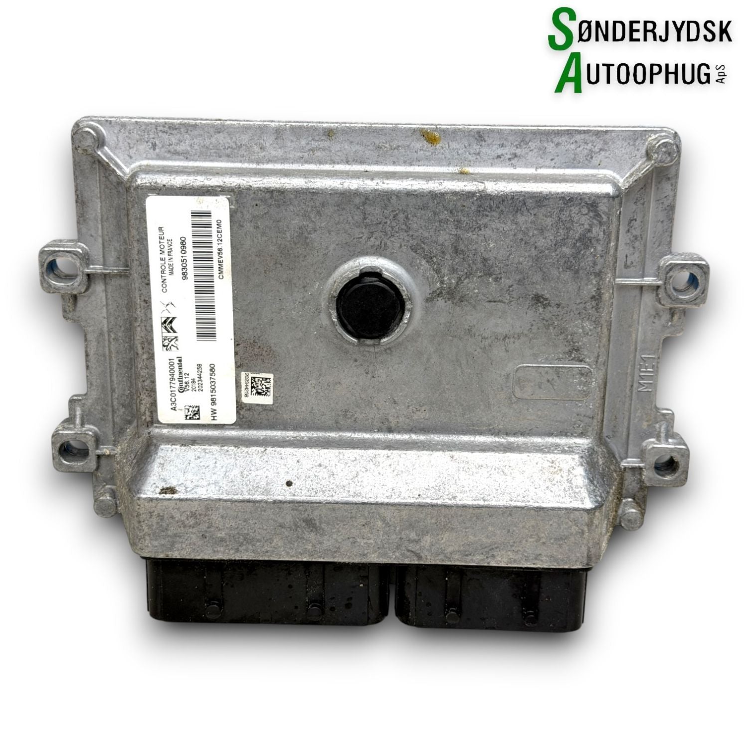 Citroen C3 III Motorstyring - Motorstyreboks - Injection Elboks Med OEM Nr. 9830510980 Fra Citroen Ophugger