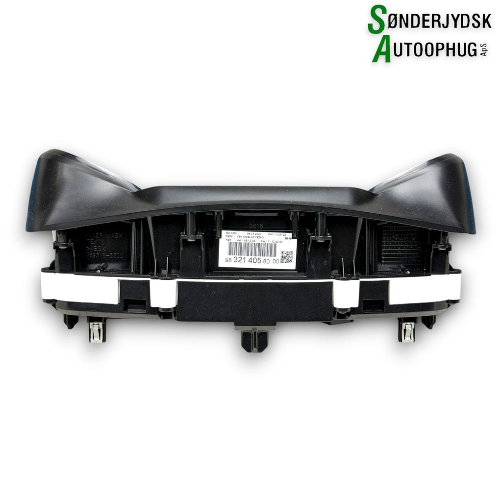 Citroen C3 III Speedometer - Instrument Med OEM Nr. 9837553680 Fra Citroen Ophugger