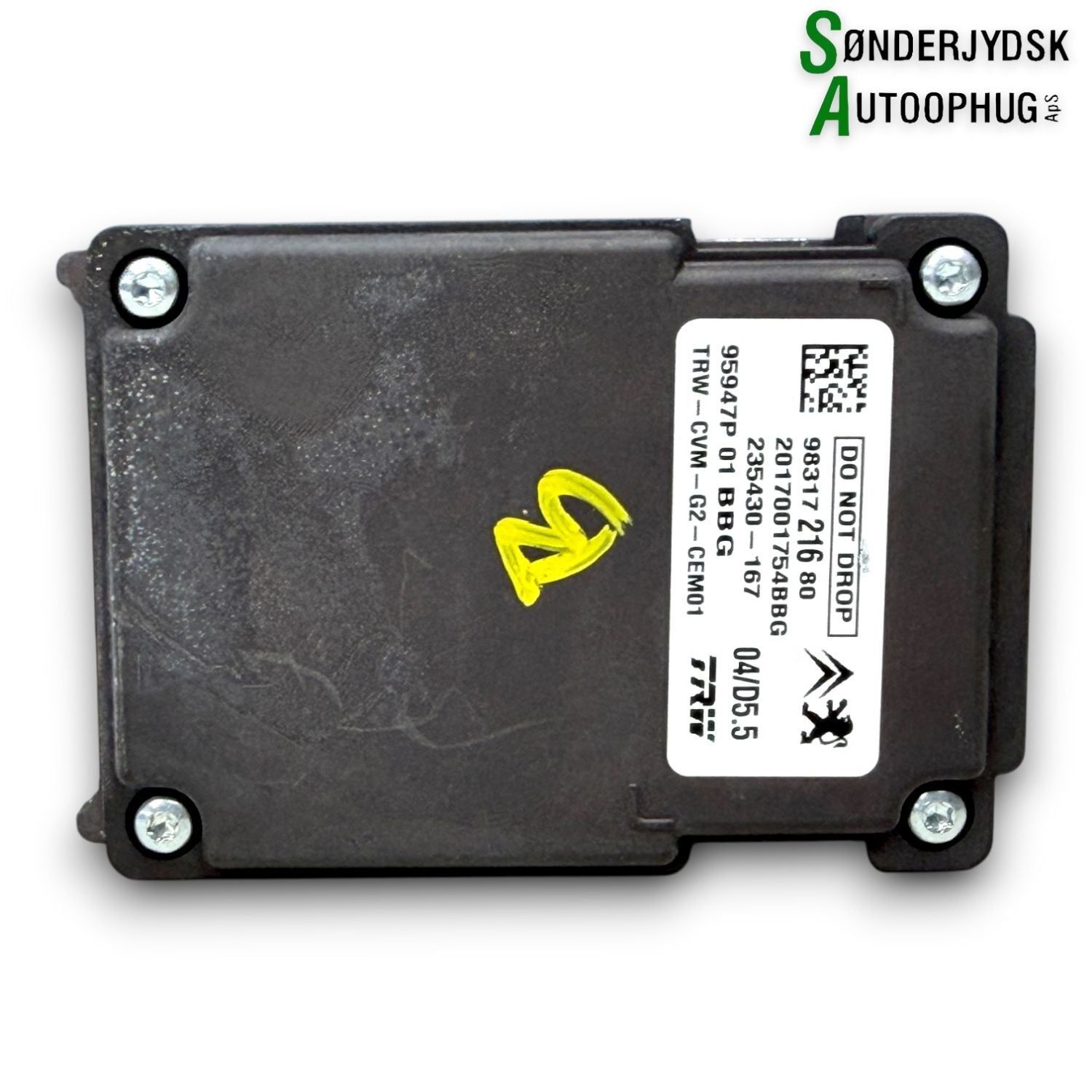 Citroen C3 III Front Kamera Med OEM Nr. 1640245680 Fra Citroen Ophugger