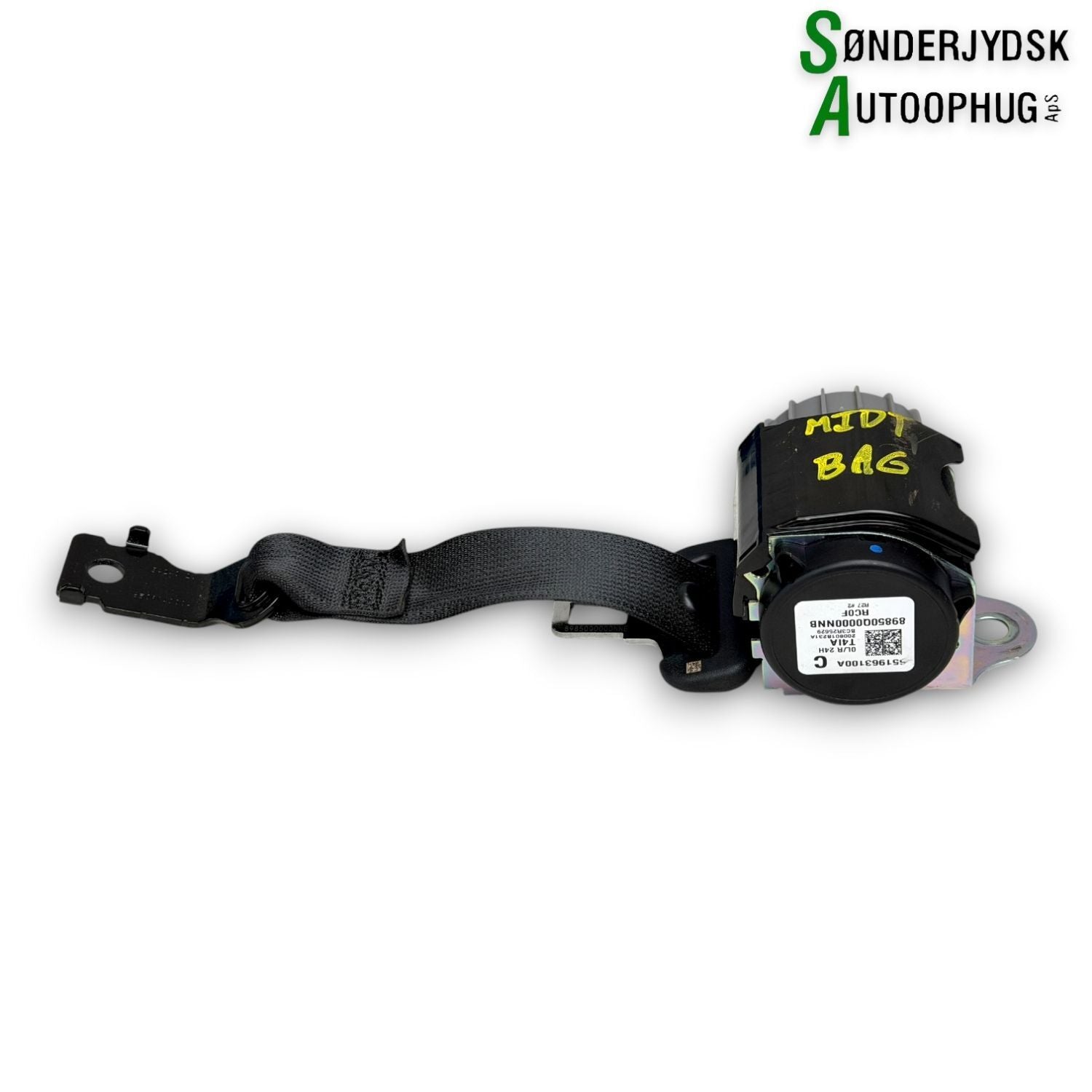 Hyundai I20 Nl Sikkerhedsseler Bag Med OEM Nr. 89850Q0000NNB Fra Hyundai Ophugger