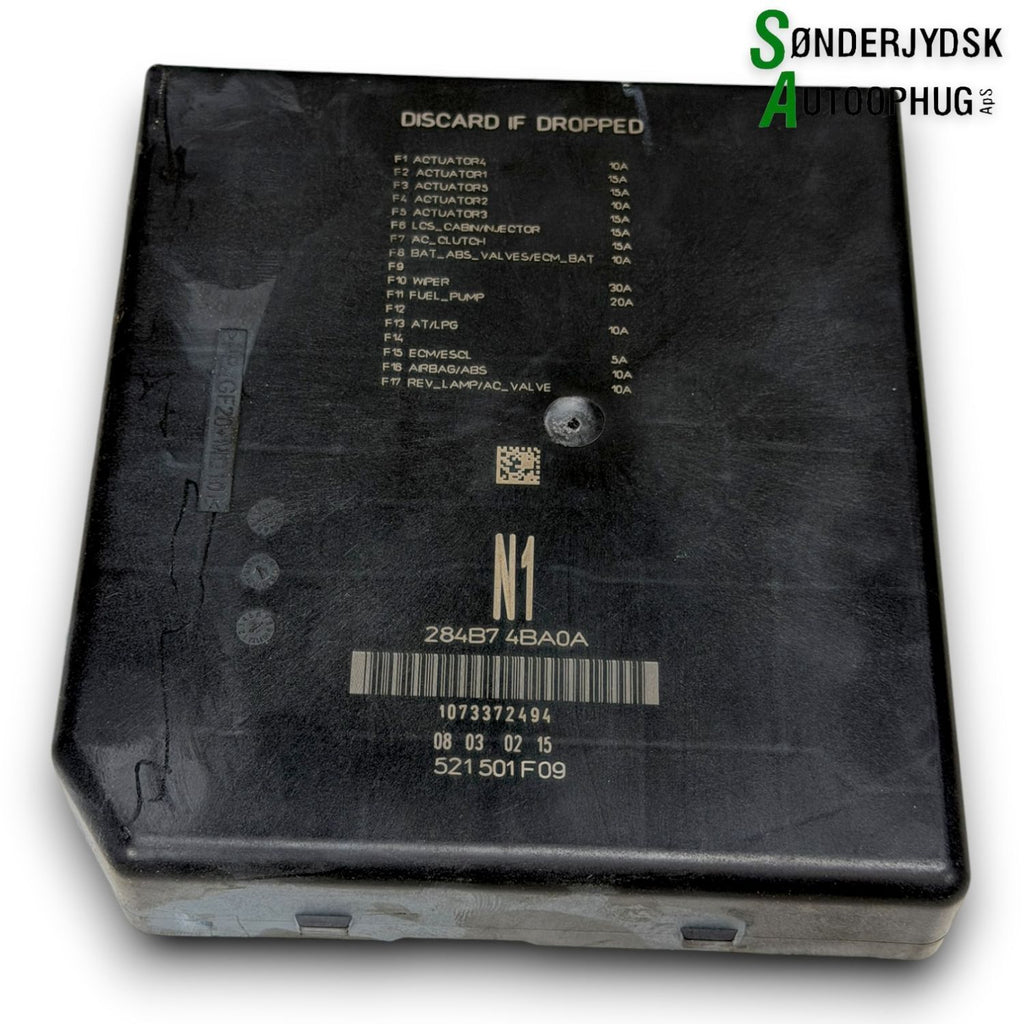 Nissan Qashqai Sikringsboks Med OEM Nr. 284B74BA0A Fra Nissan Ophugger