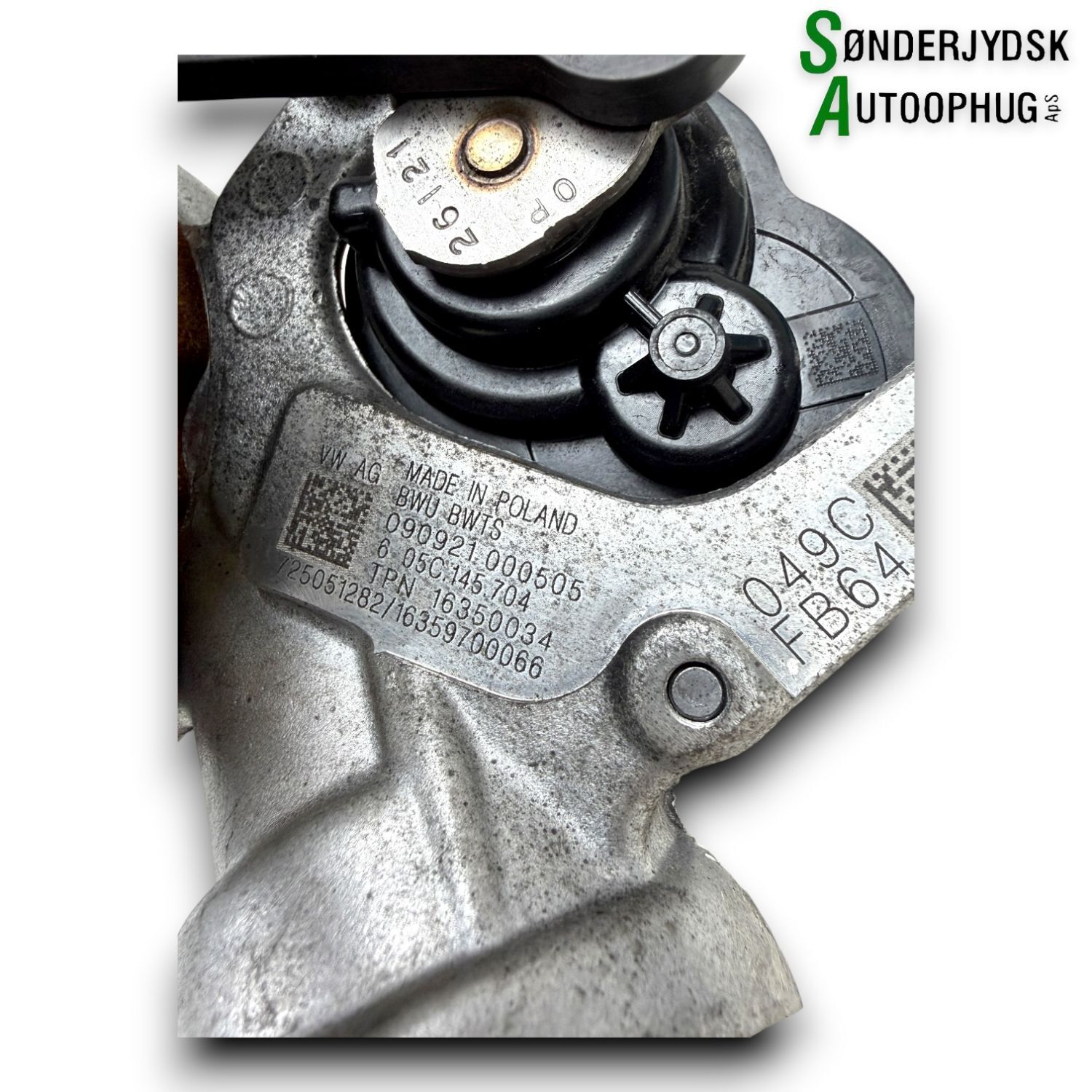 Skoda Kamiq Turbolader Med OEM Nr. 05C145701 Fra Skoda Ophugger