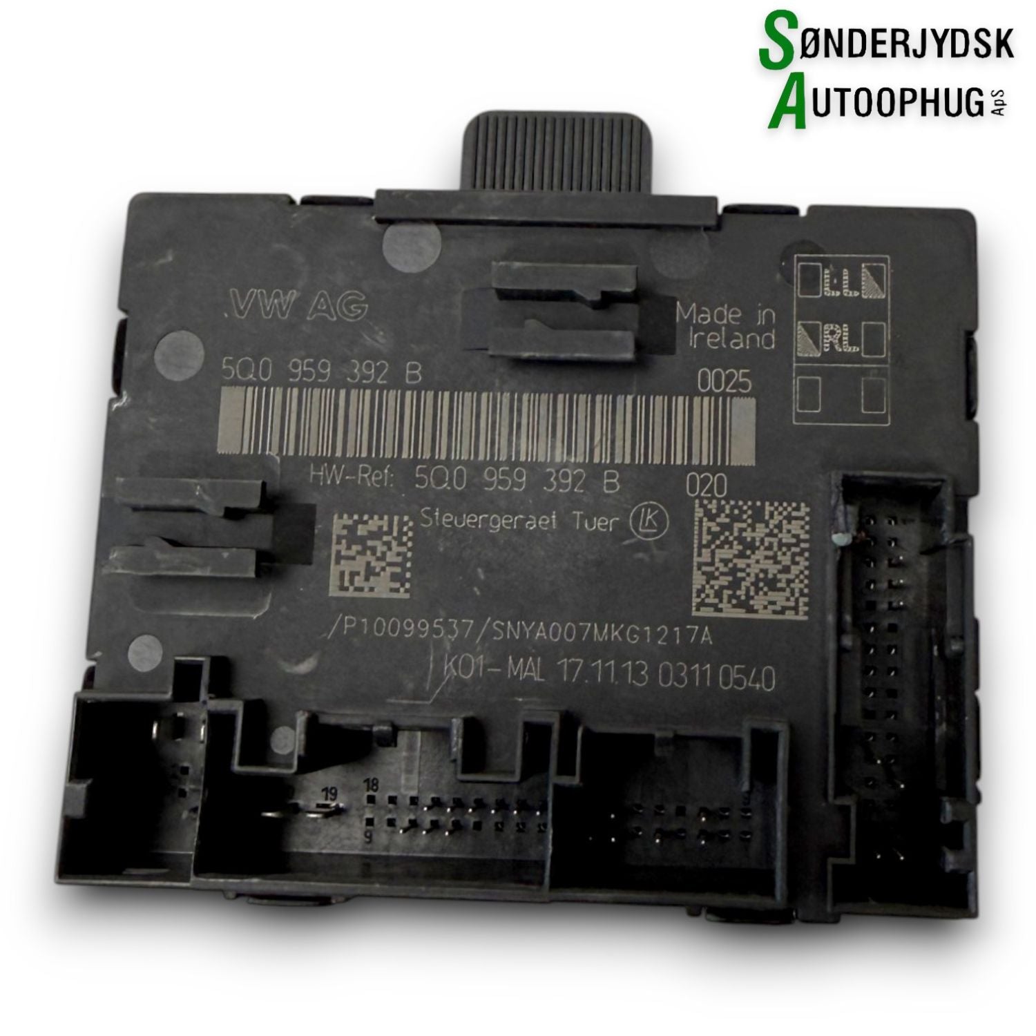 Audi A3 8V Bcm / Komfortkomputer Med OEM Nr. 5Q0959392B Fra Audi Ophugger