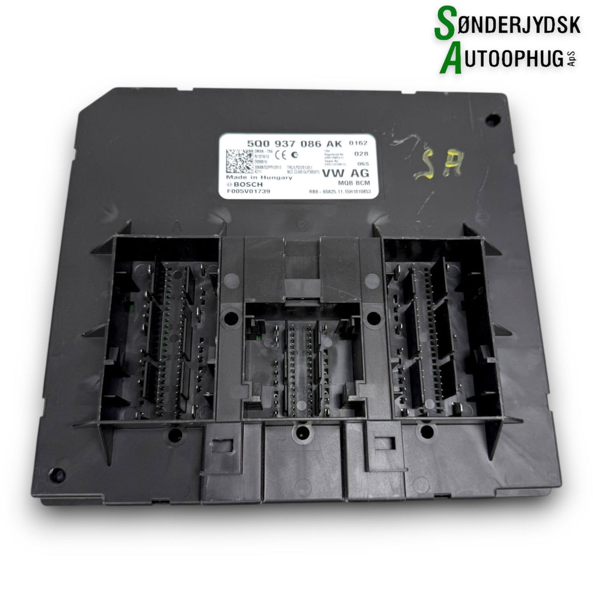 VW Touran 5T Bcm / Komfortkomputer Med OEM Nr. 5Q0937086AKZ00 Fra VW Ophugger