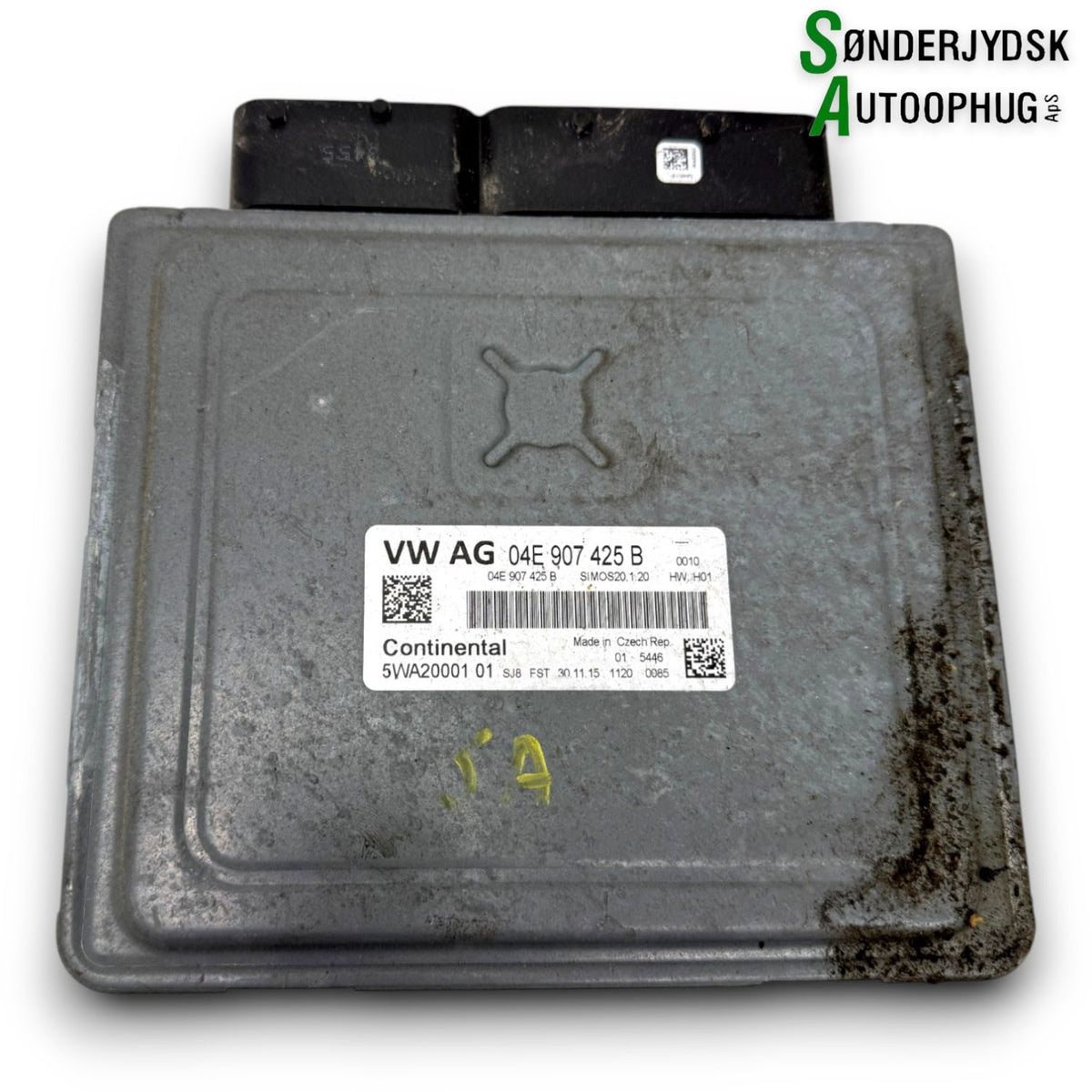 VW Touran 5T Motorstyring - Motorstyreboks - Injection Elboks Med OEM Nr. 04E906070H Fra VW Ophugger