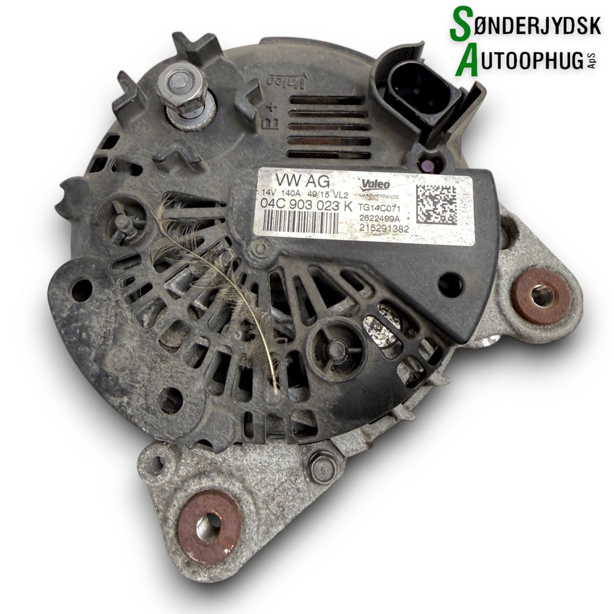 VW Touran 5T Generator Med OEM Nr. 04E903015TX Fra VW Ophugger