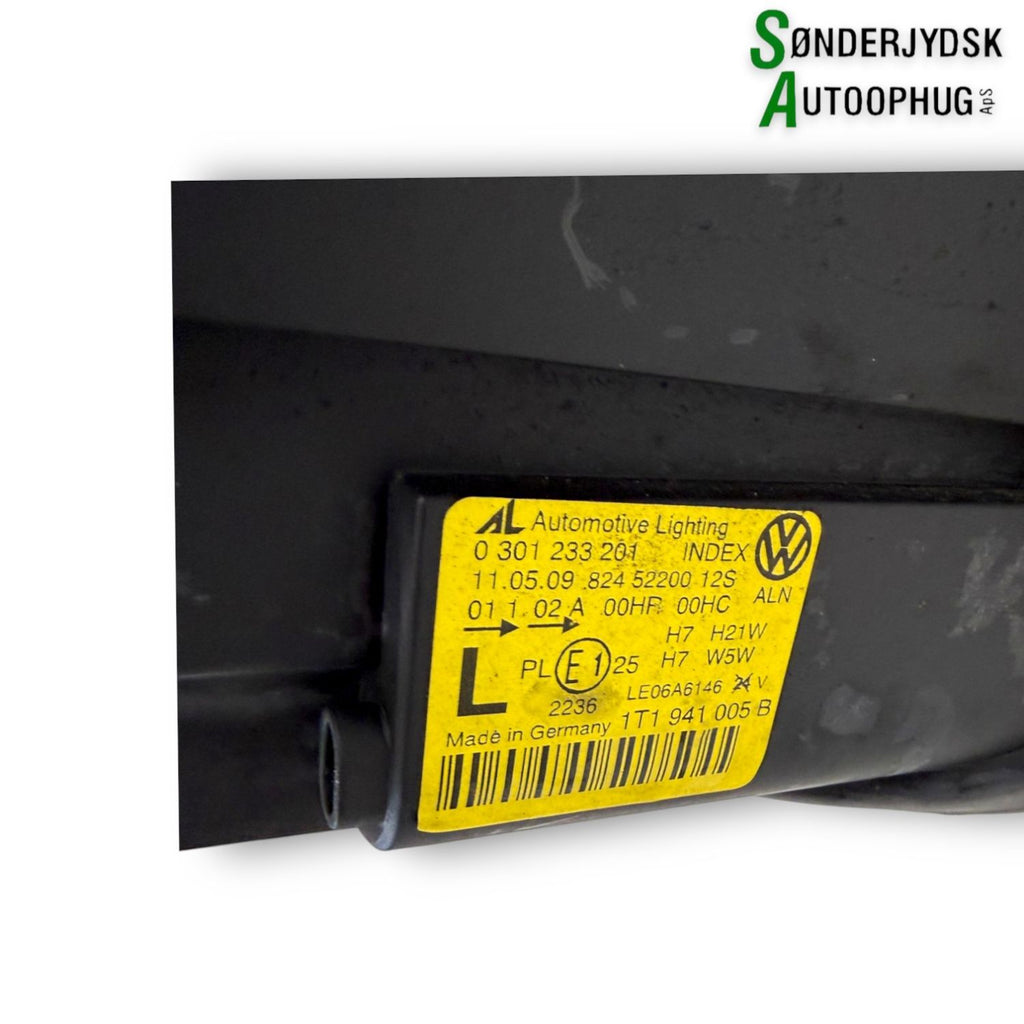 VW Touran 1T/Gp Forlygte Med OEM Nr. 1T1941005B Fra VW Ophugger