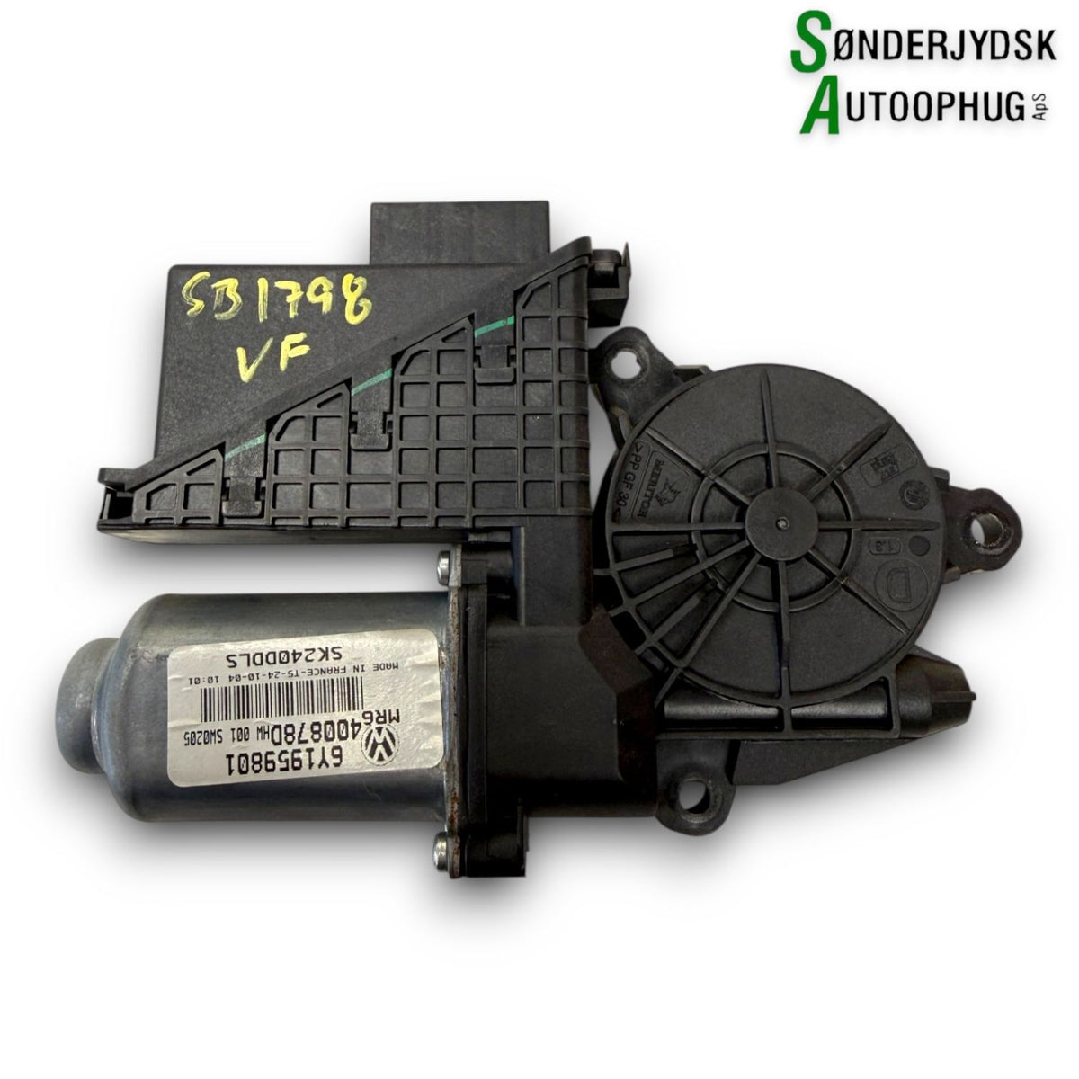 Skoda Fabia Rudemotor - Rudehejs Med OEM Nr. 6Y1959801SK1 Fra Skoda Ophugger