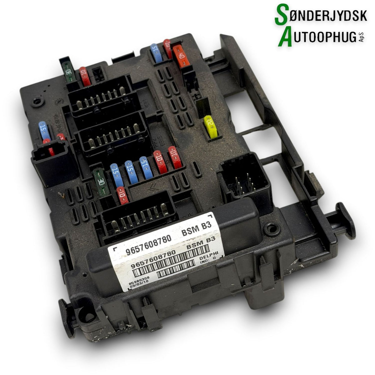 Peugeot 206+ Bsm Box Med OEM Nr. 6500Y1 Fra Peugeot Ophugger