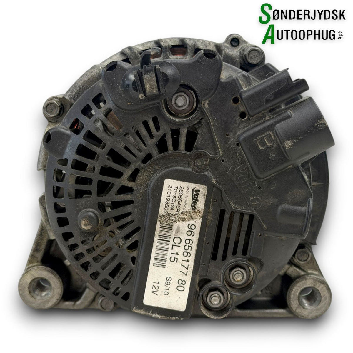 Peugeot 206+ Generator Med OEM Nr. 9646321780A Fra Peugeot Ophugger