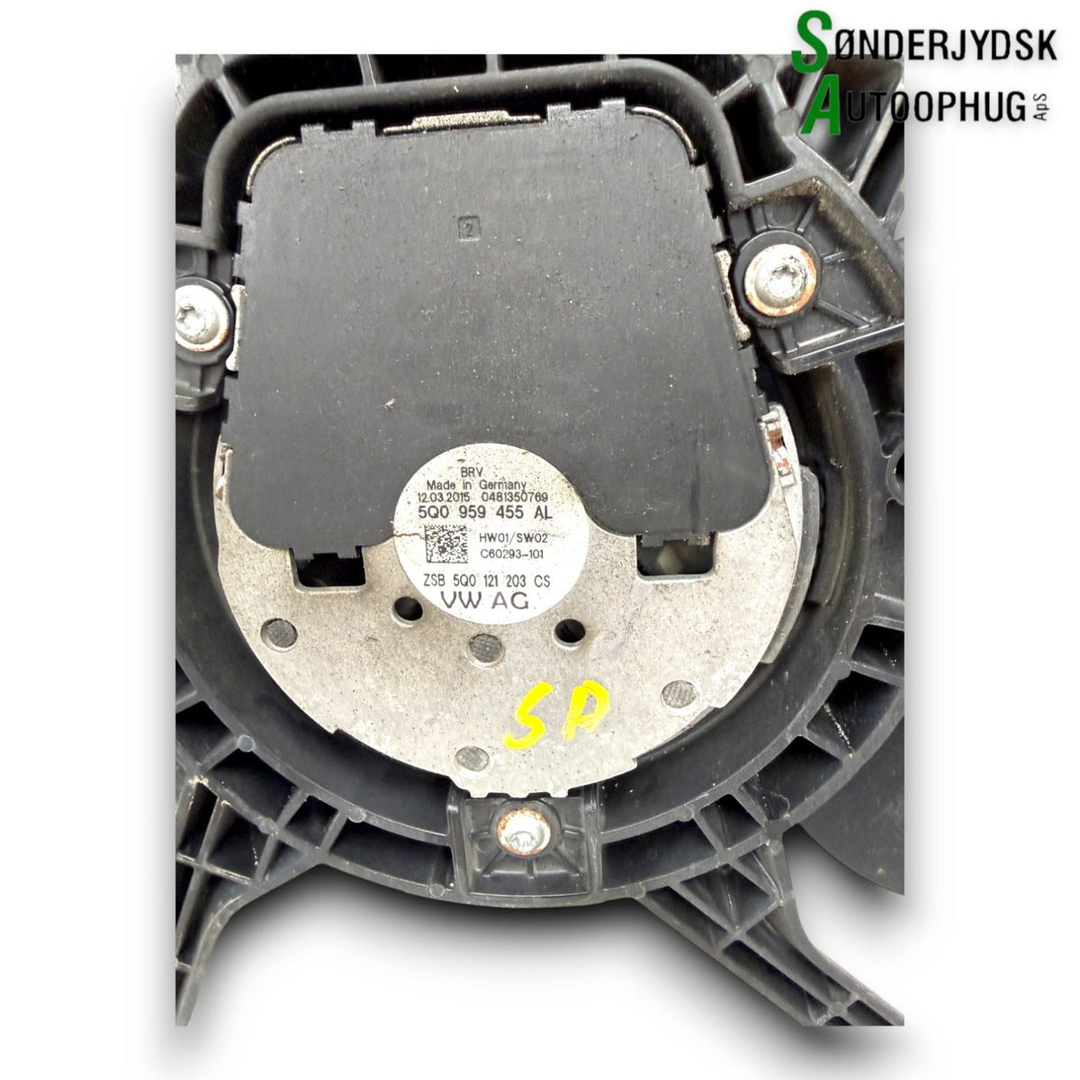 Skoda Octavia Kølerblæser El Med OEM Nr. 5Q0959455AL Fra Skoda Ophugger