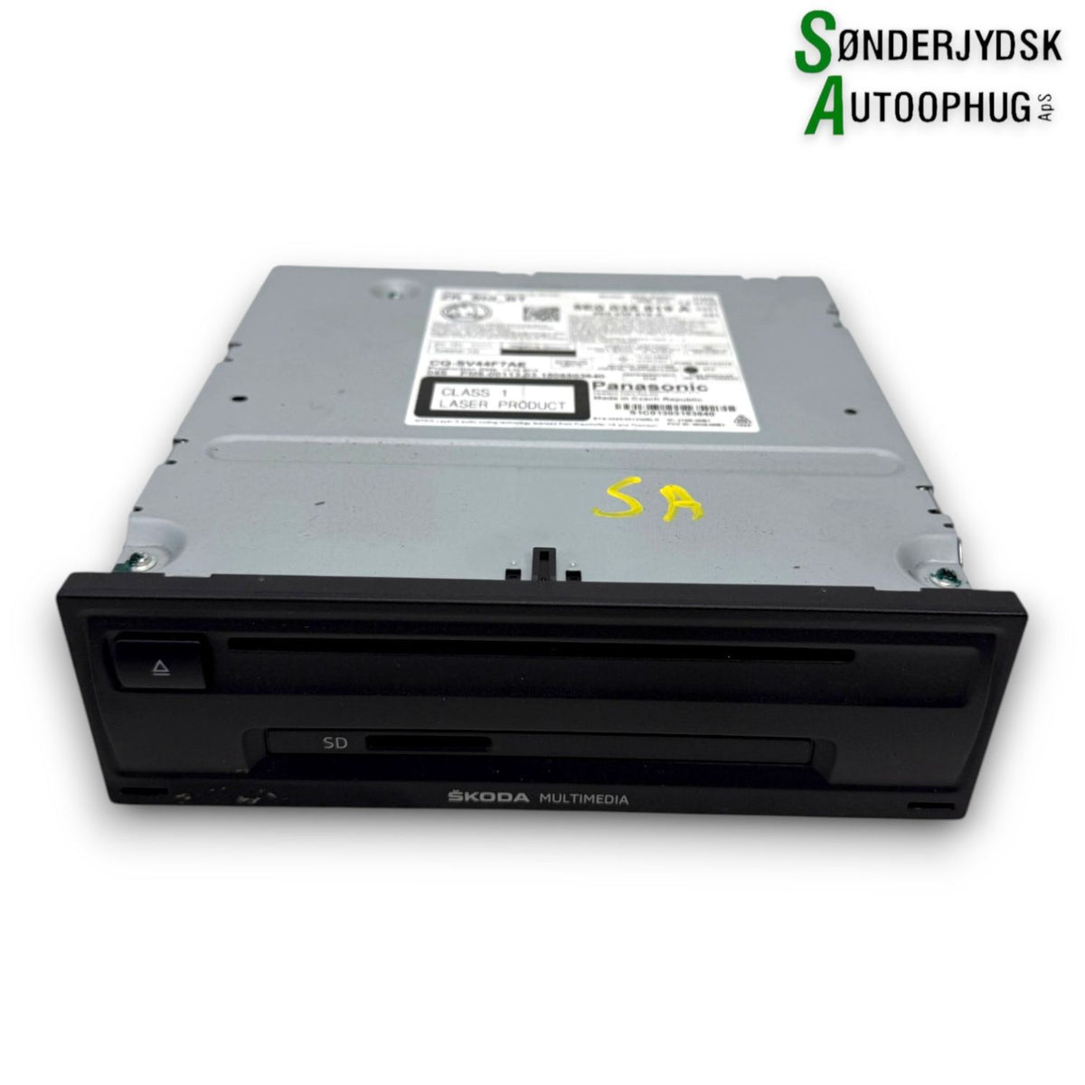 Skoda Octavia Radio M/Cd Med OEM Nr. 5E0035819A Fra Skoda Ophugger
