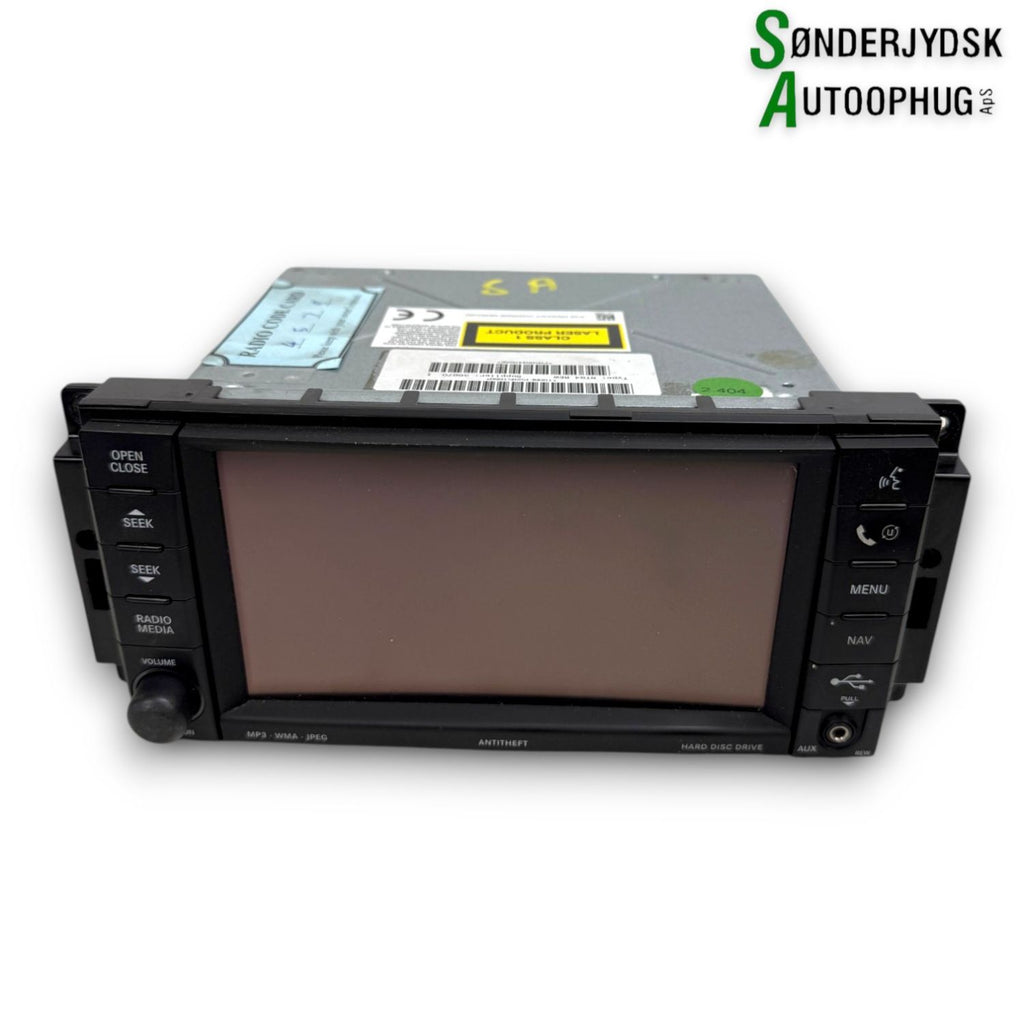 Chrysler Voyager Radio M/Cd Med OEM Nr. 5064402AC Fra Chrysler Ophugger