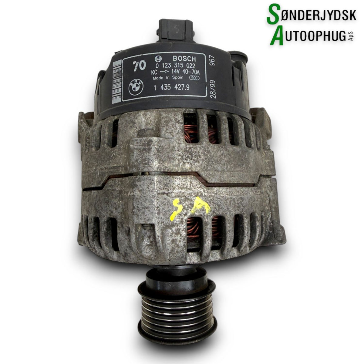 BMW 3-Serie E46 Generator Med OEM Nr. 1435423 Fra BMW Ophugger