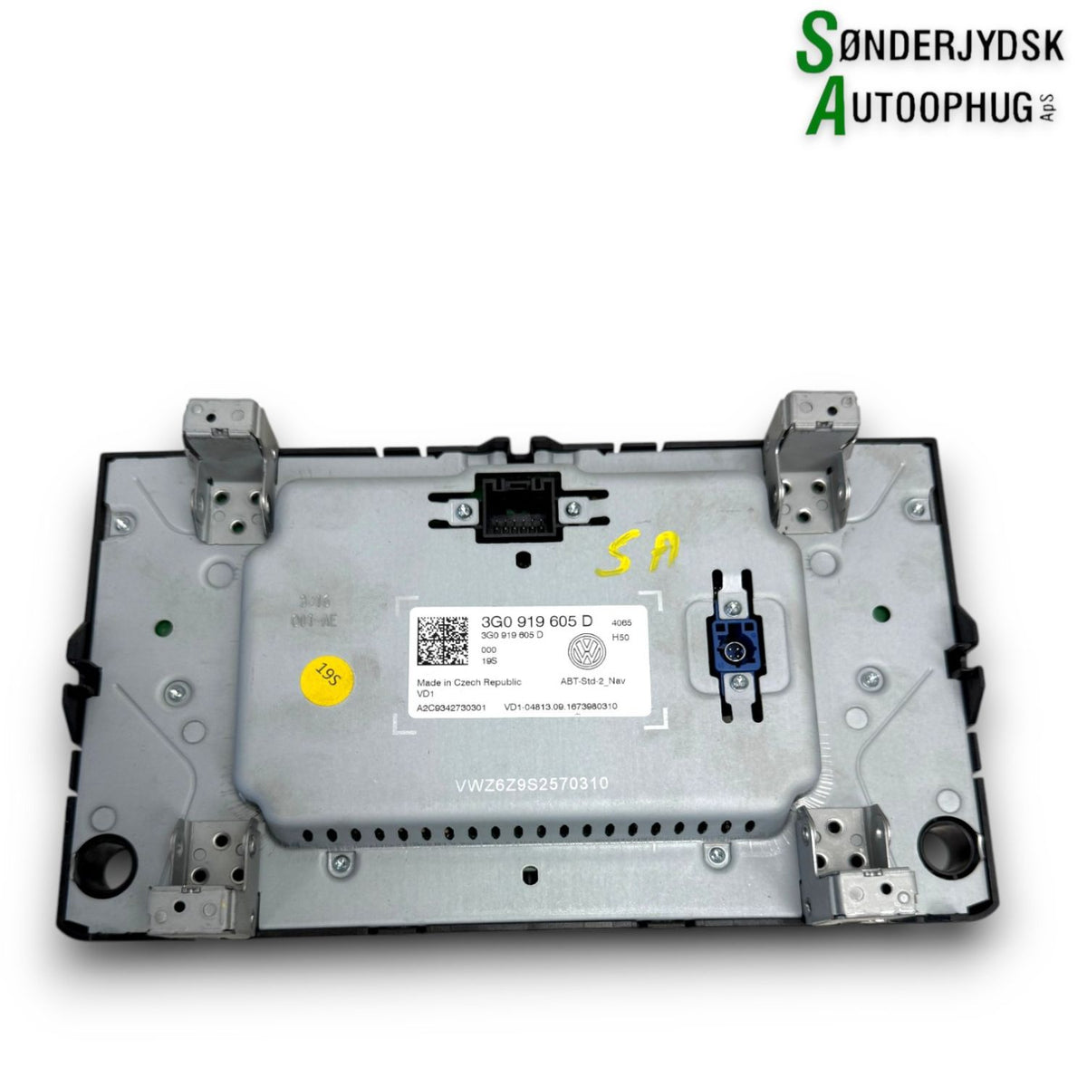 VW Golf 7 Au Radio, Multi Display Med OEM Nr. 3G0919605D Fra VW Ophugger