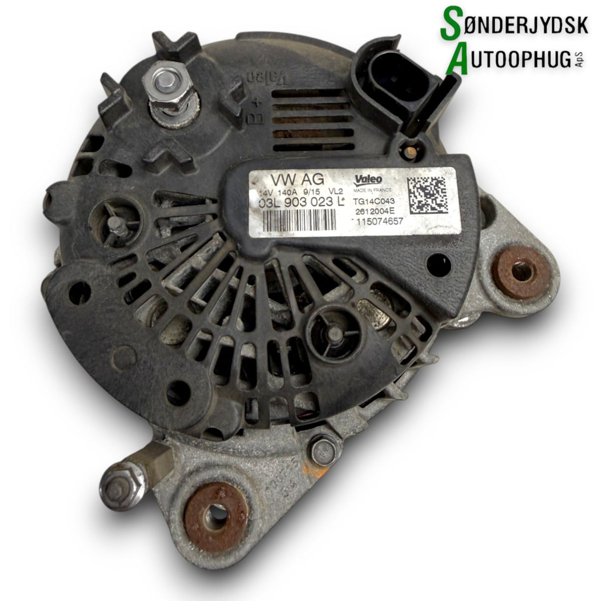 VW Golf 7 Au Generator Med OEM Nr. 03L903023L Fra VW Ophugger