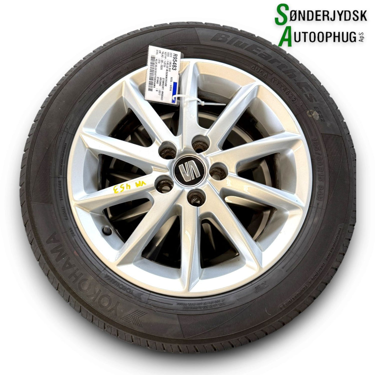 Seat Ibiza Fælge M/Sommerdæk Med OEM Nr. 6P0601025E8Z8 Fra Seat Ophugger