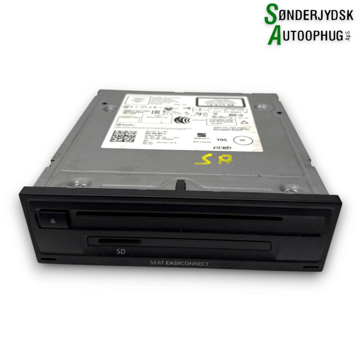 Seat Ibiza Radio M/Cd Med OEM Nr. 5QA035824A Fra Seat Ophugger