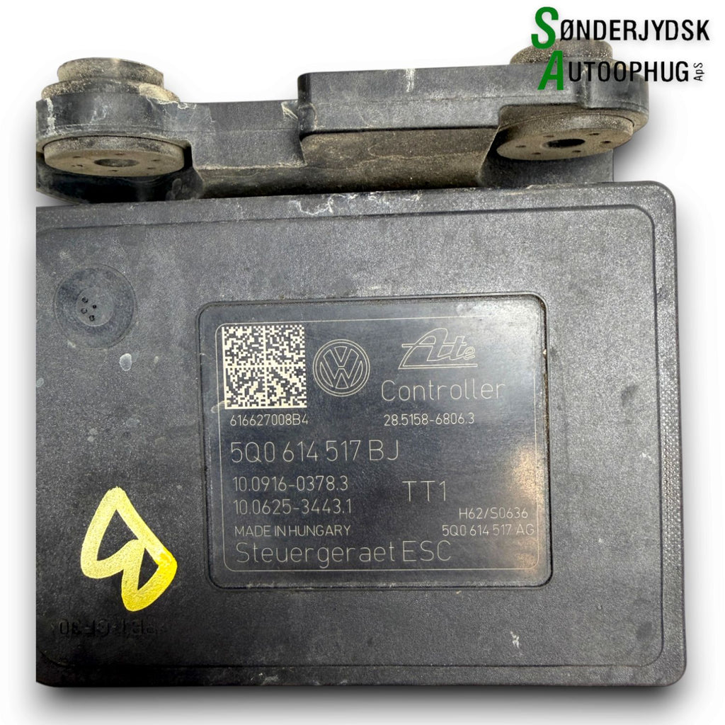 Audi A3 8V ABS Pumpe Med OEM Nr. 5Q0614517CCBEF Fra Audi Ophugger